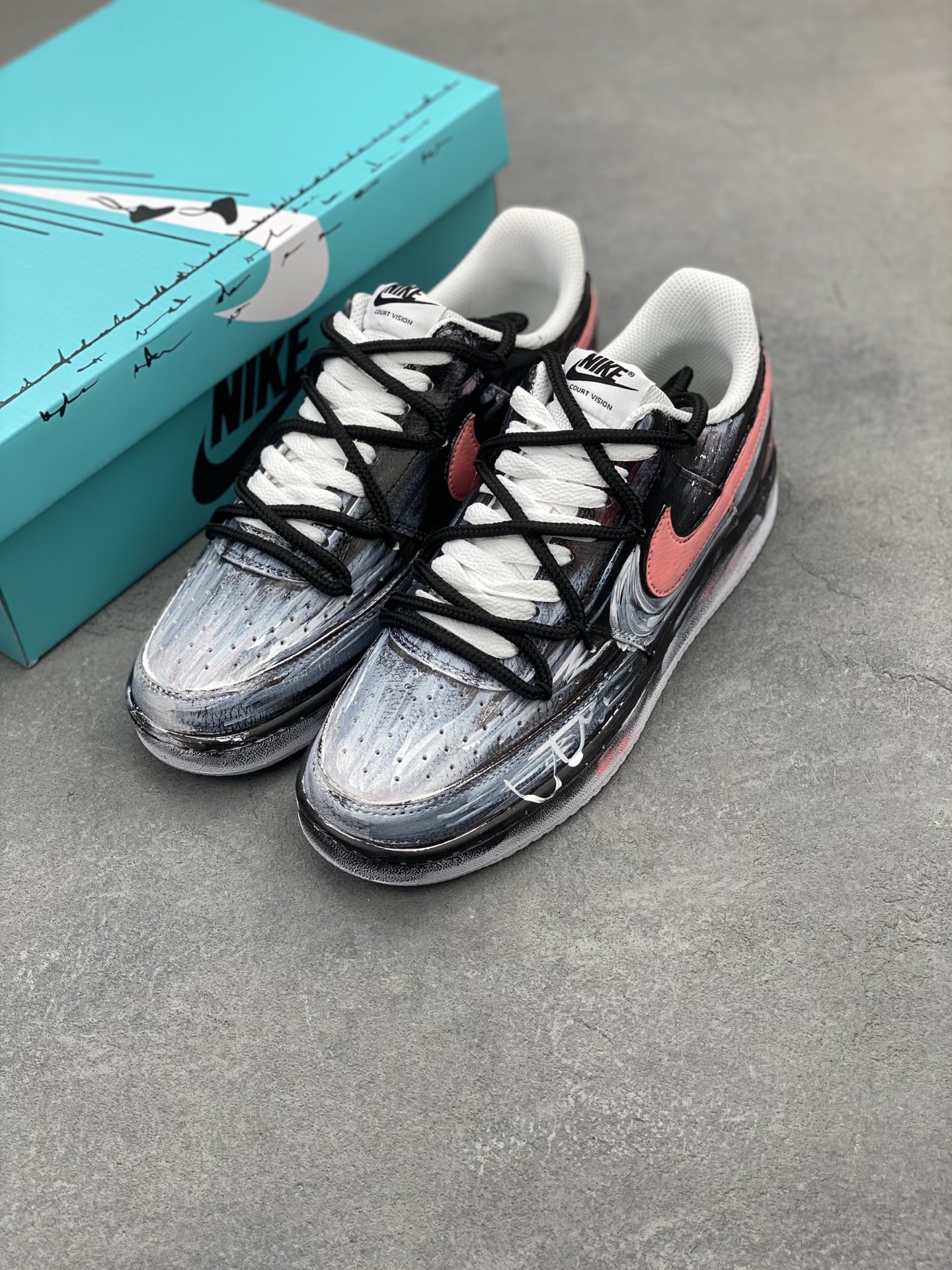 Nike Court Vision Low 'Mutation Creation' Custom Sneakers - Hand-Painted Design 9 i1743960393034 9357 0 7