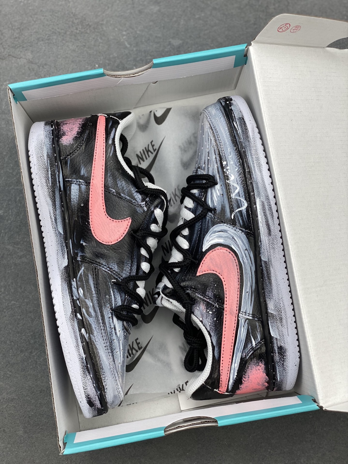 Nike Court Vision Low 'Mutation Creation' Custom Sneakers - Hand-Painted Design 10 i1743960393063 2984 0 8