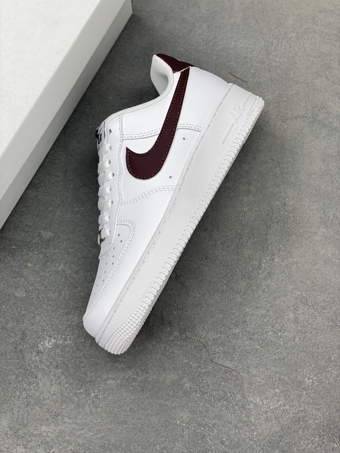Nike Air Force 1 '07 Low White Maroon Casual Sneakers FJ4146-112 8 i1744096377149 7232 0 6