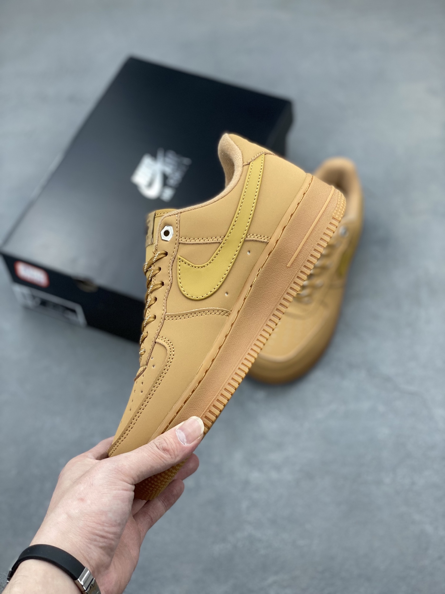 Nike Air Force 1 Low Wheat Gold Casual Shoes CJ9179-200 4 i1744096571859 9519 0 2