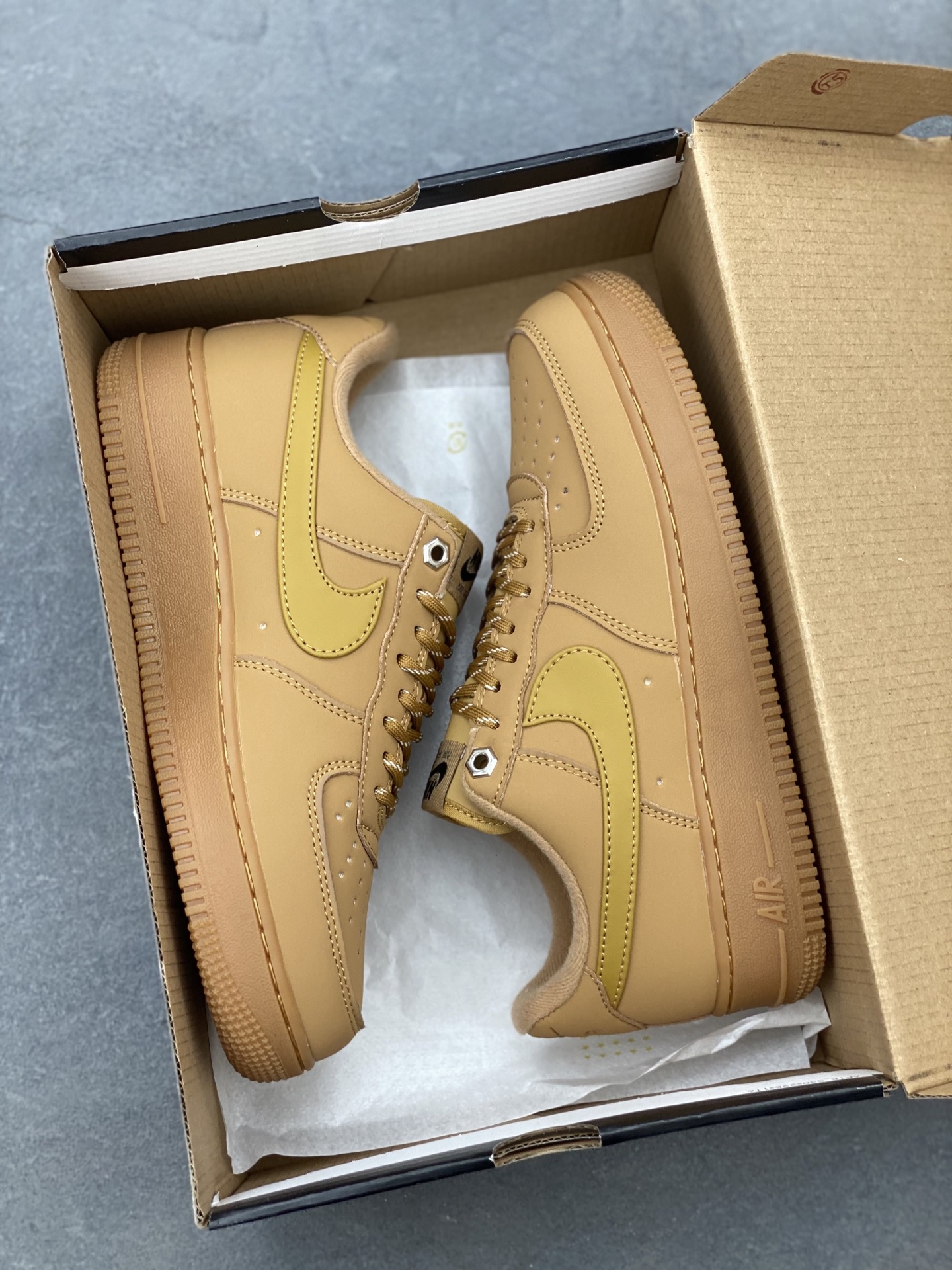 Nike Air Force 1 Low Wheat Gold Casual Shoes CJ9179-200 10 i1744096573298 7137 0 8