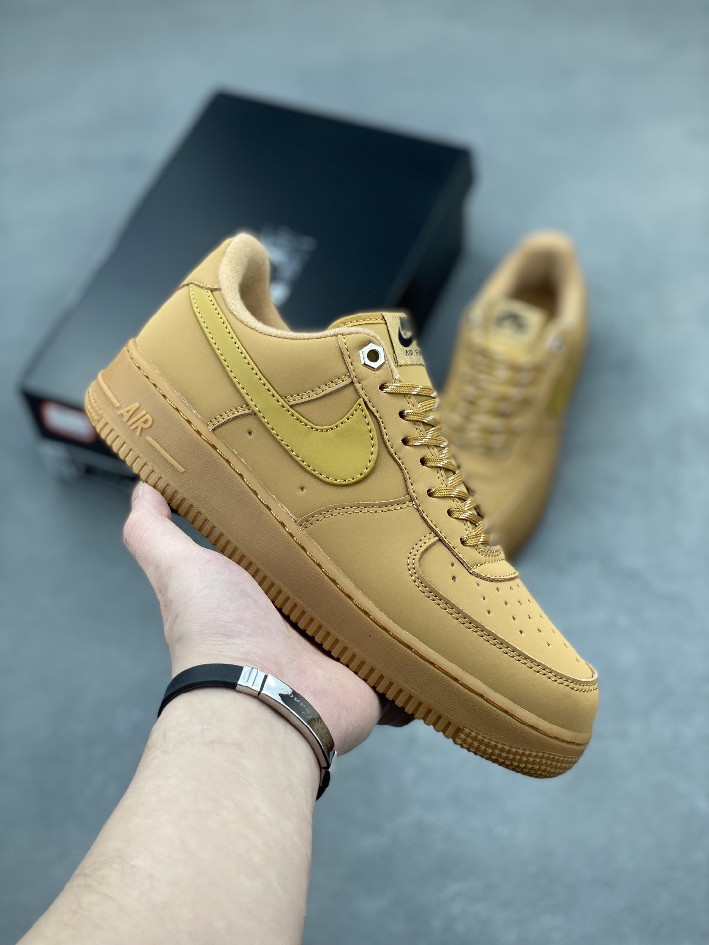 Nike Air Force 1 Low Wheat Gold Casual Shoes CJ9179-200 2 i1744096573429 9749 0 0