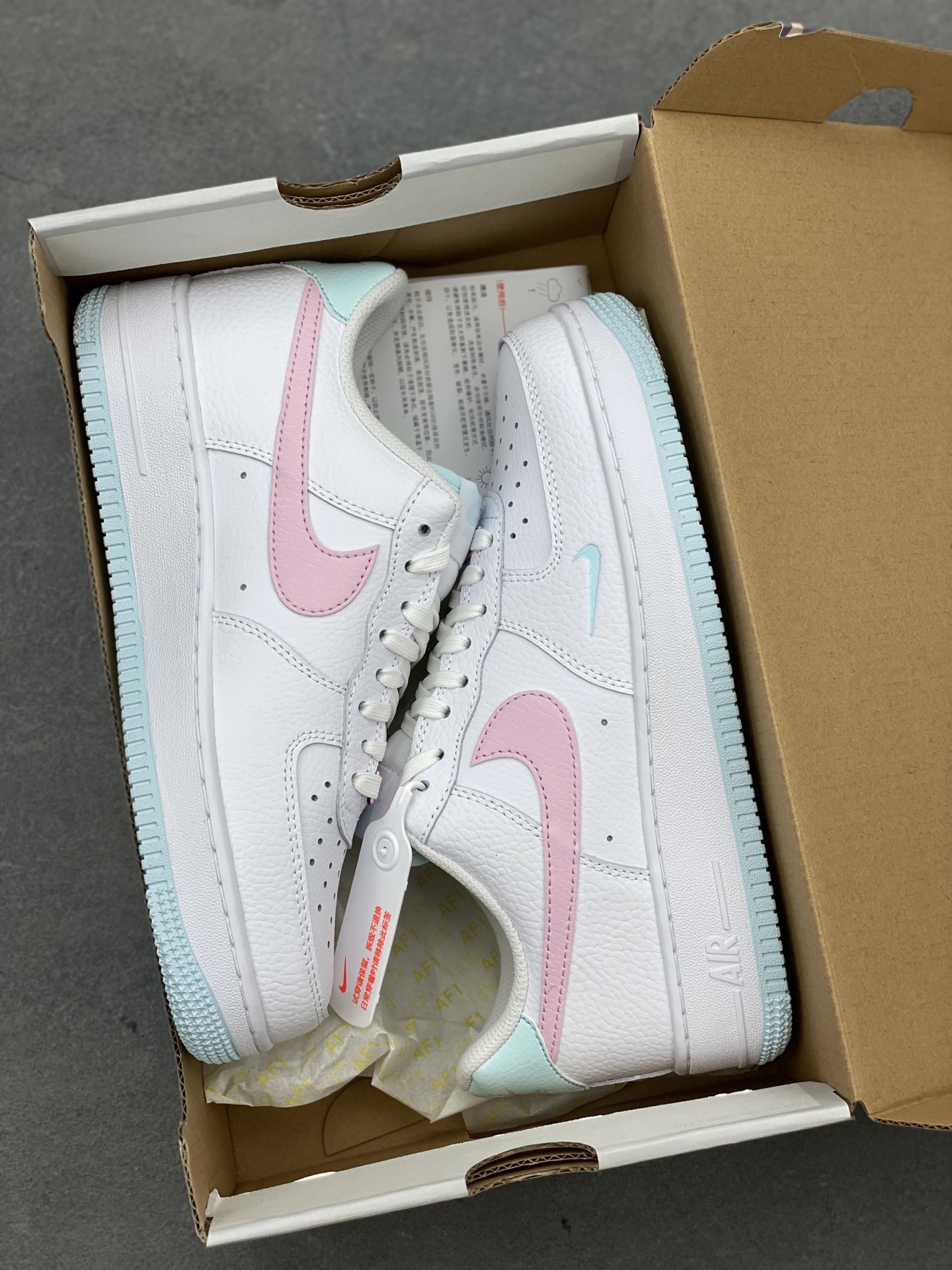 Nike Air Force 1 '07 Low White/Pink Women's Casual Sneakers IH0640-161 10 i1744313990552 3669 0 8