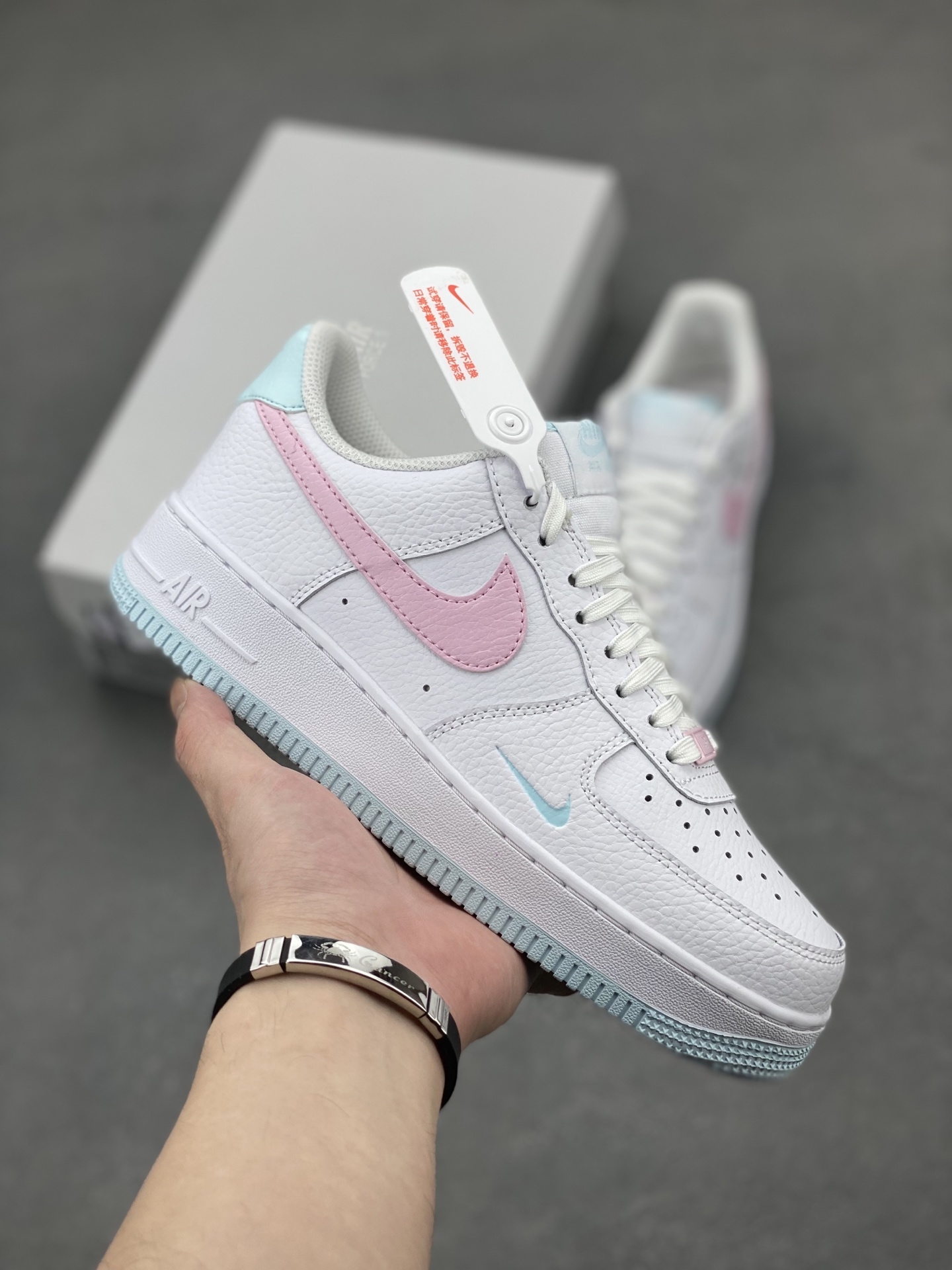 Nike Air Force 1 '07 Low White/Pink Women's Casual Sneakers IH0640-161 2 i1744313990928 9594 0 0