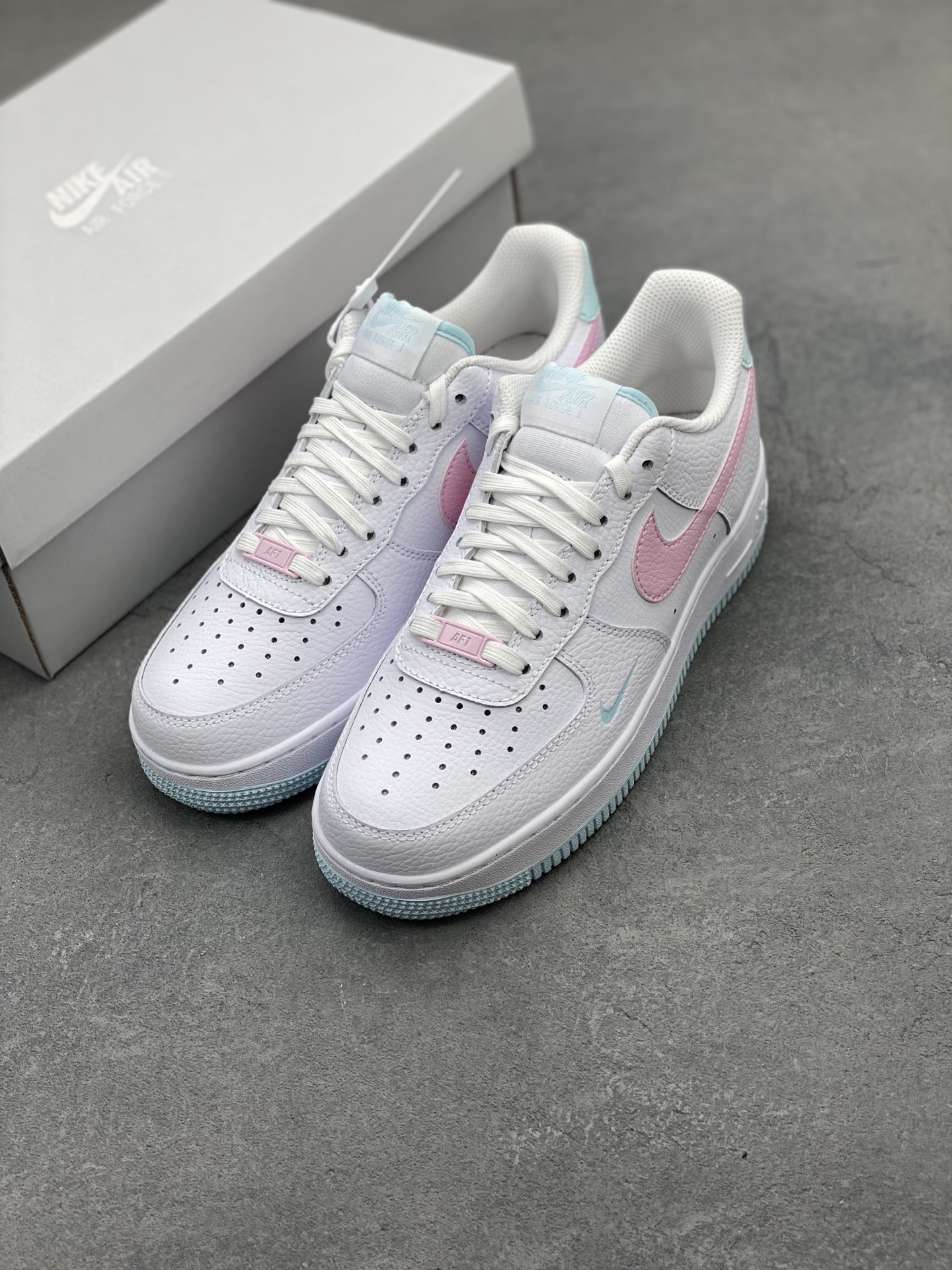 Nike Air Force 1 '07 Low White/Pink Women's Casual Sneakers IH0640-161 9 i1744313990929 6903 0 7