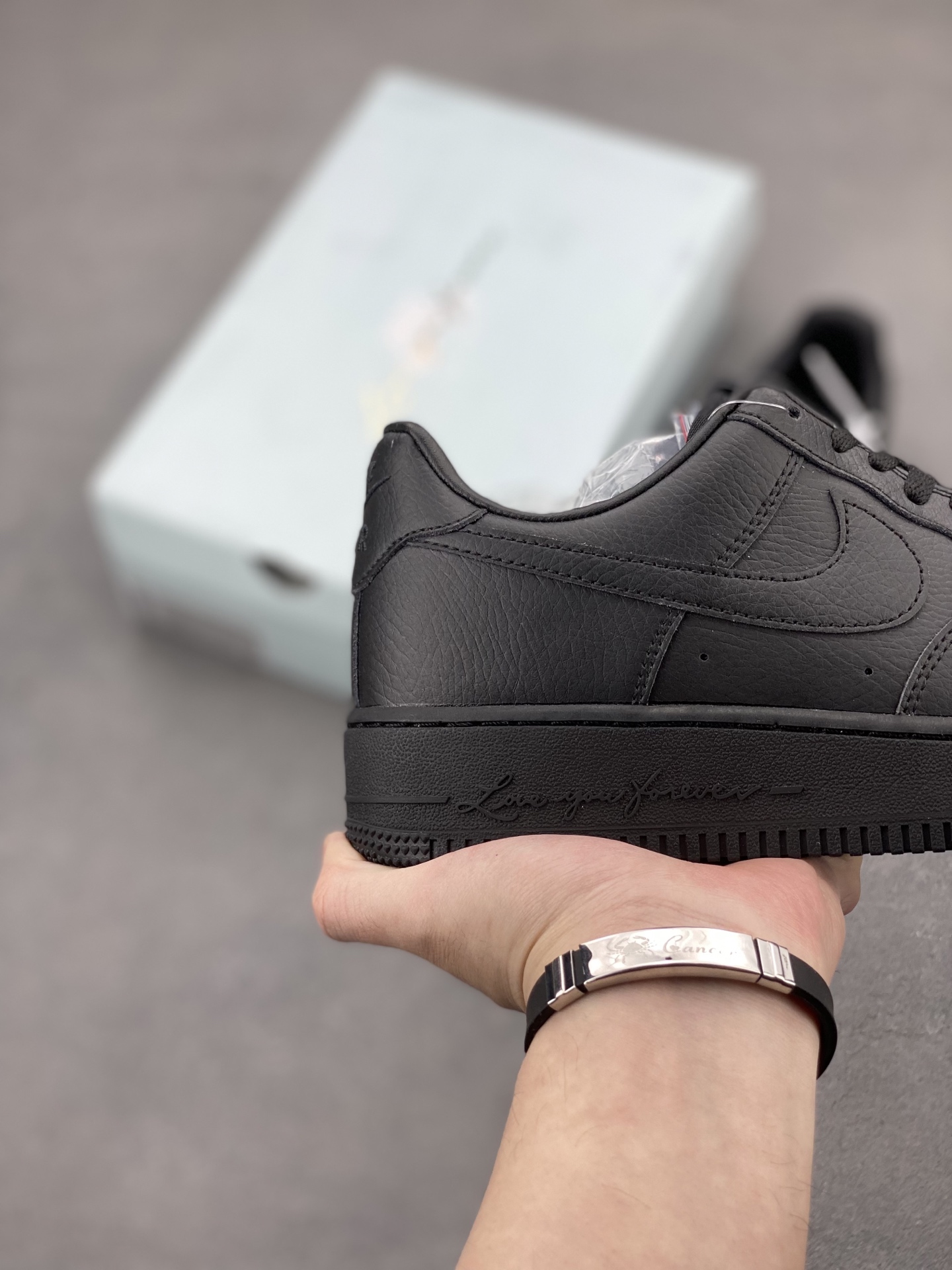 Nike Air Force 1 Low Black Leather Sneakers CZ8065-001 6 i1744314101660 5146 0 4