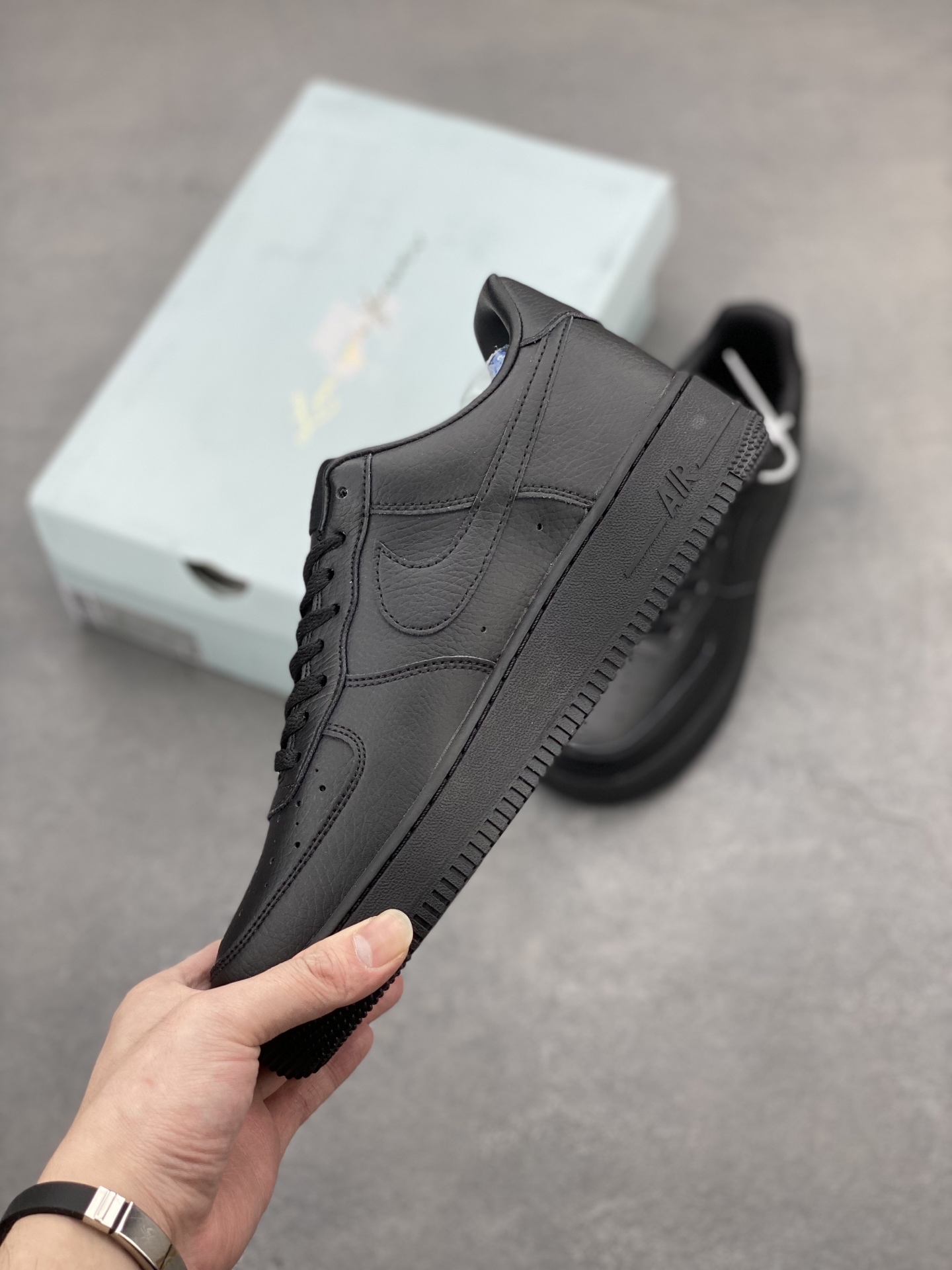Nike Air Force 1 Low Black Leather Sneakers CZ8065-001 4 i1744314105217 5900 0 2