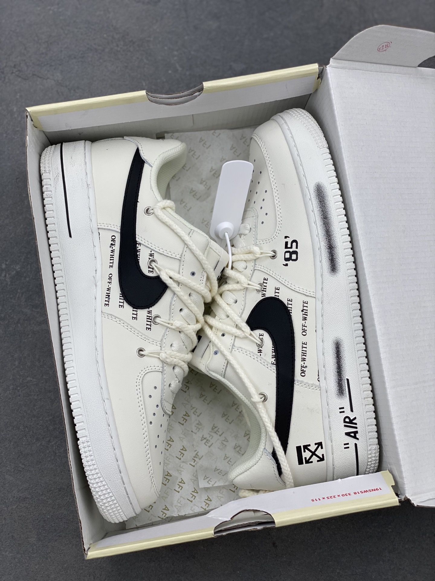 Nike Air Force 1 Low Off-White White Black Men's Sneakers 10 i1744489462103 4016 0 8