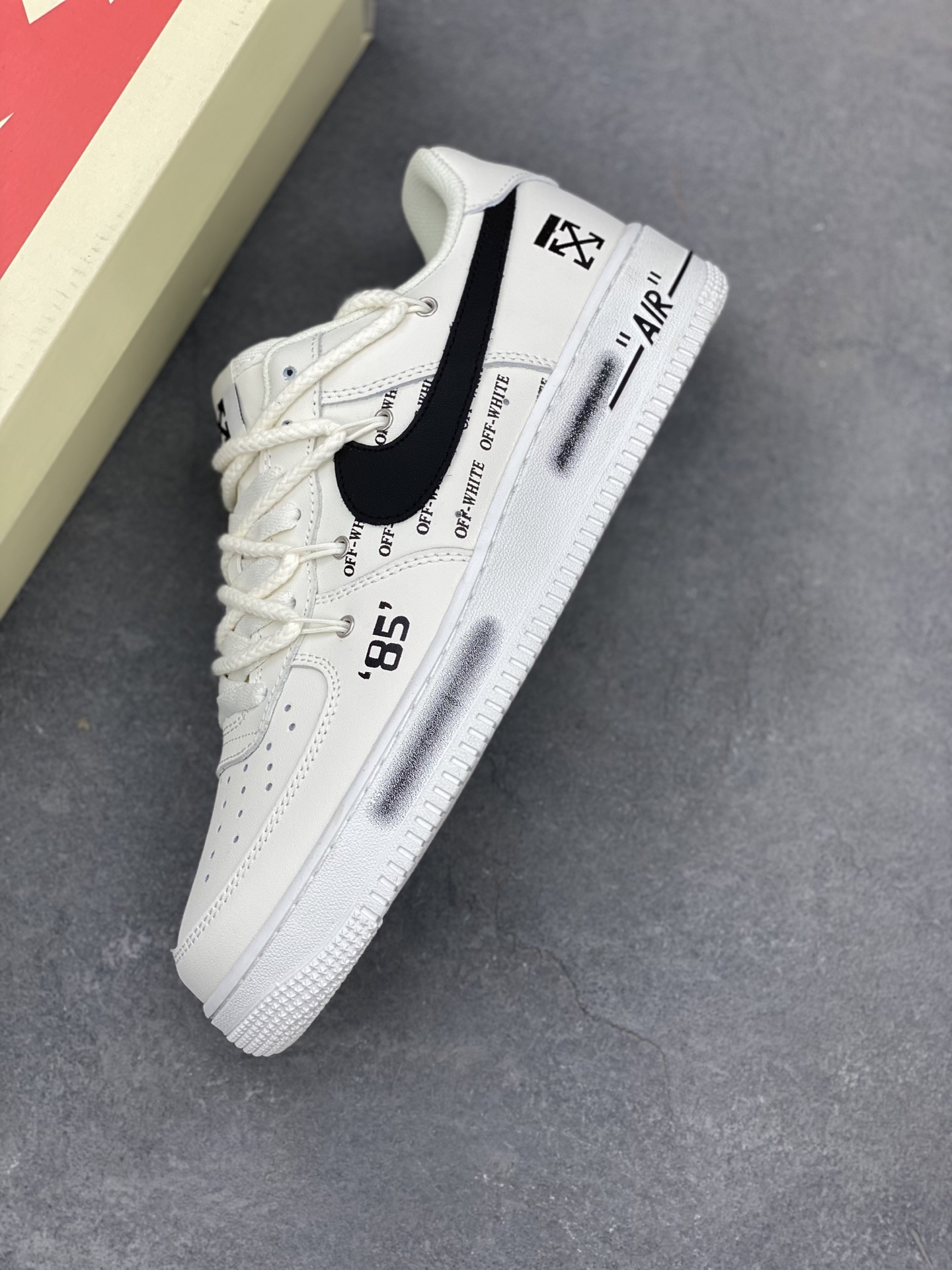 Nike Air Force 1 Low Off-White White Black Men's Sneakers 8 i1744489462126 4528 0 6