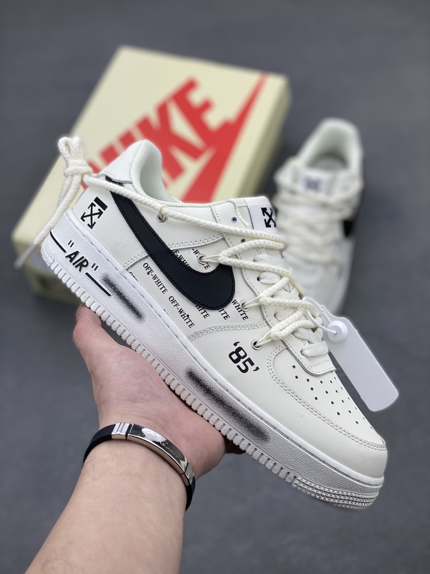 Nike Air Force 1 Low Off-White White Black Men's Sneakers 2 i1744489464066 9597 0 0