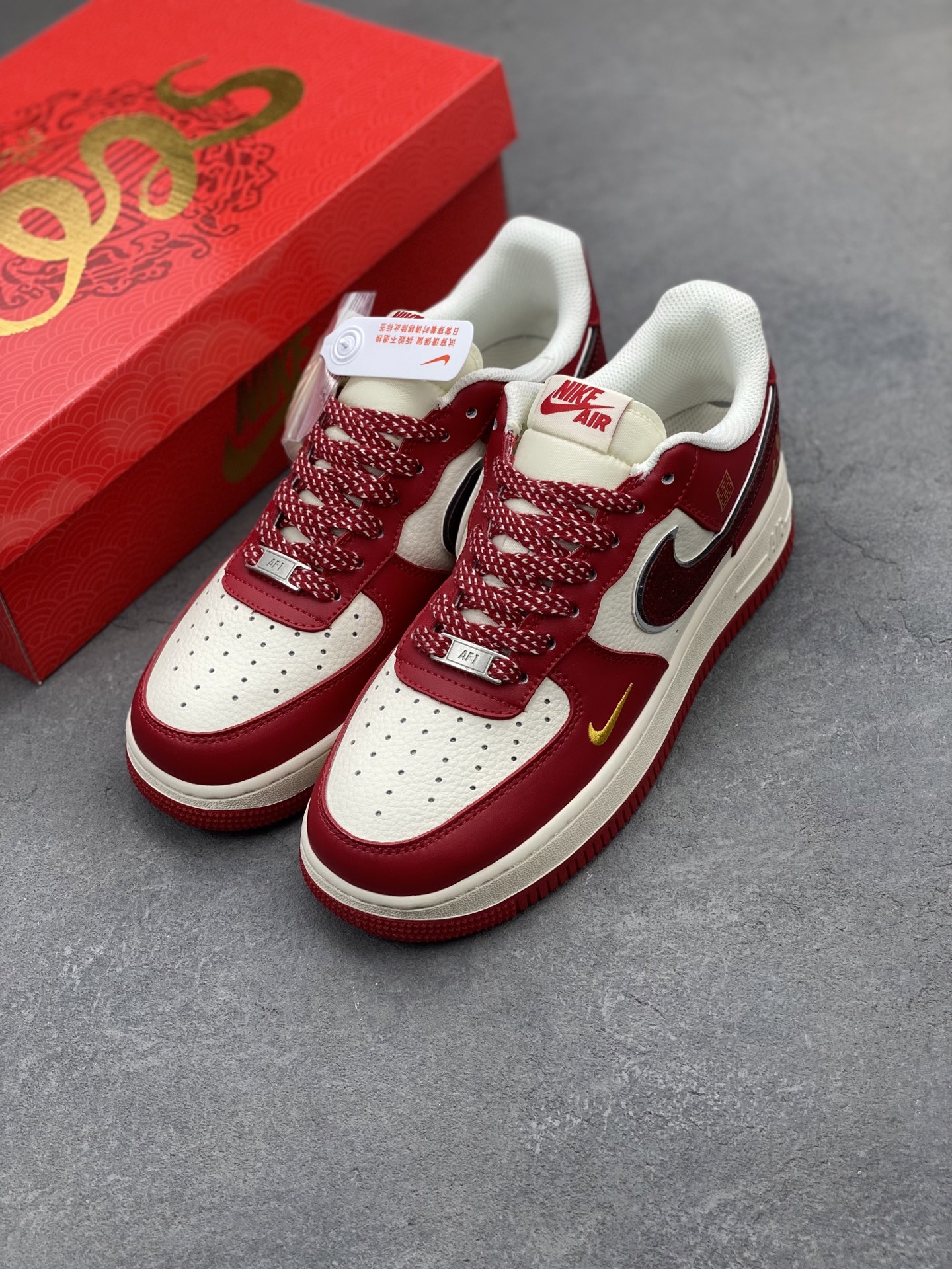 Nike Air Force 1 '07 Low Red/White Sneakers - Limited Edition Style 9 i1744489885047 7457 0 7