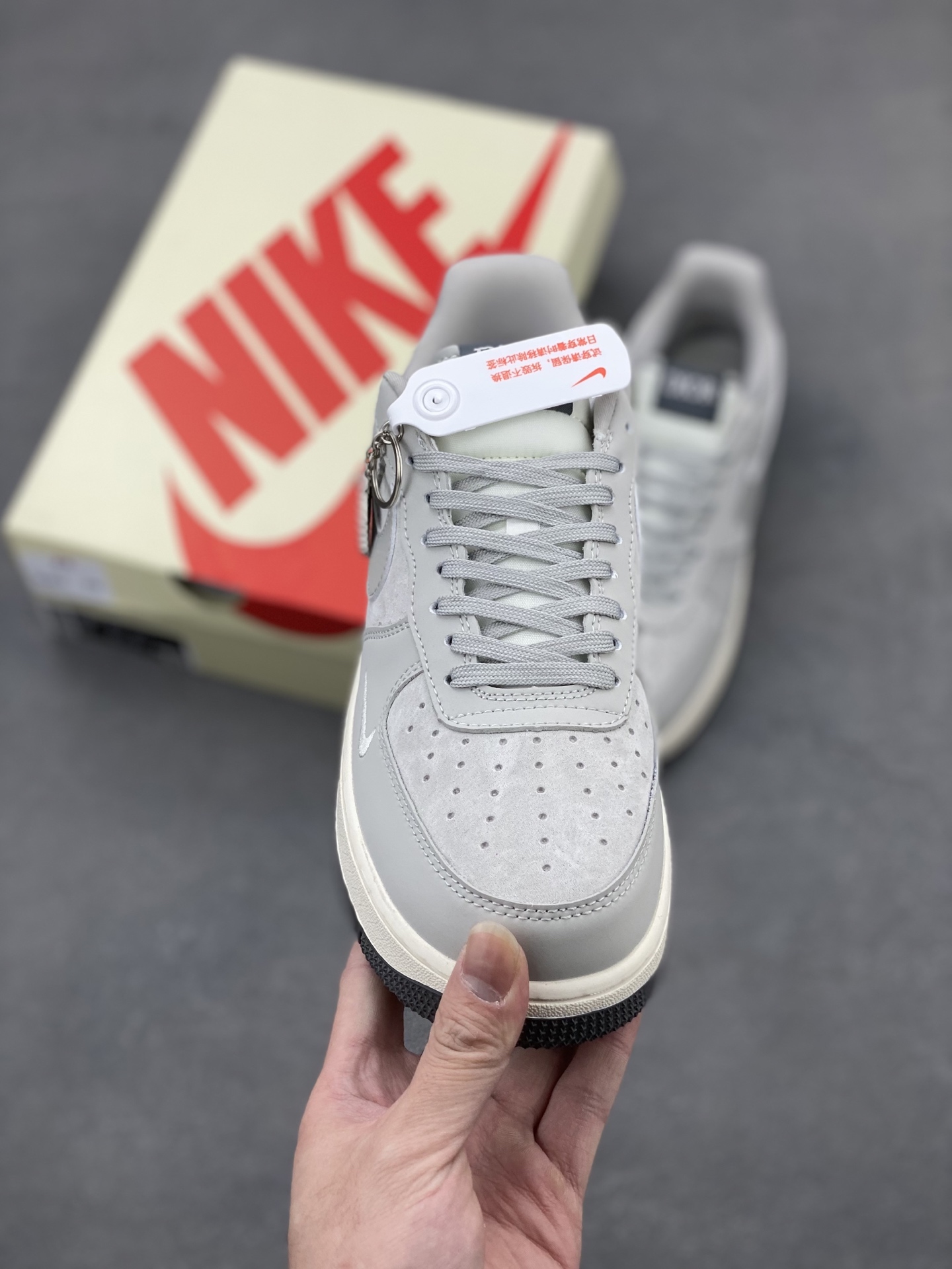 Nike Air Force 1 '07 Low Gray Dior Limited Edition Sneakers 3 i1744572621288 8199 0 1