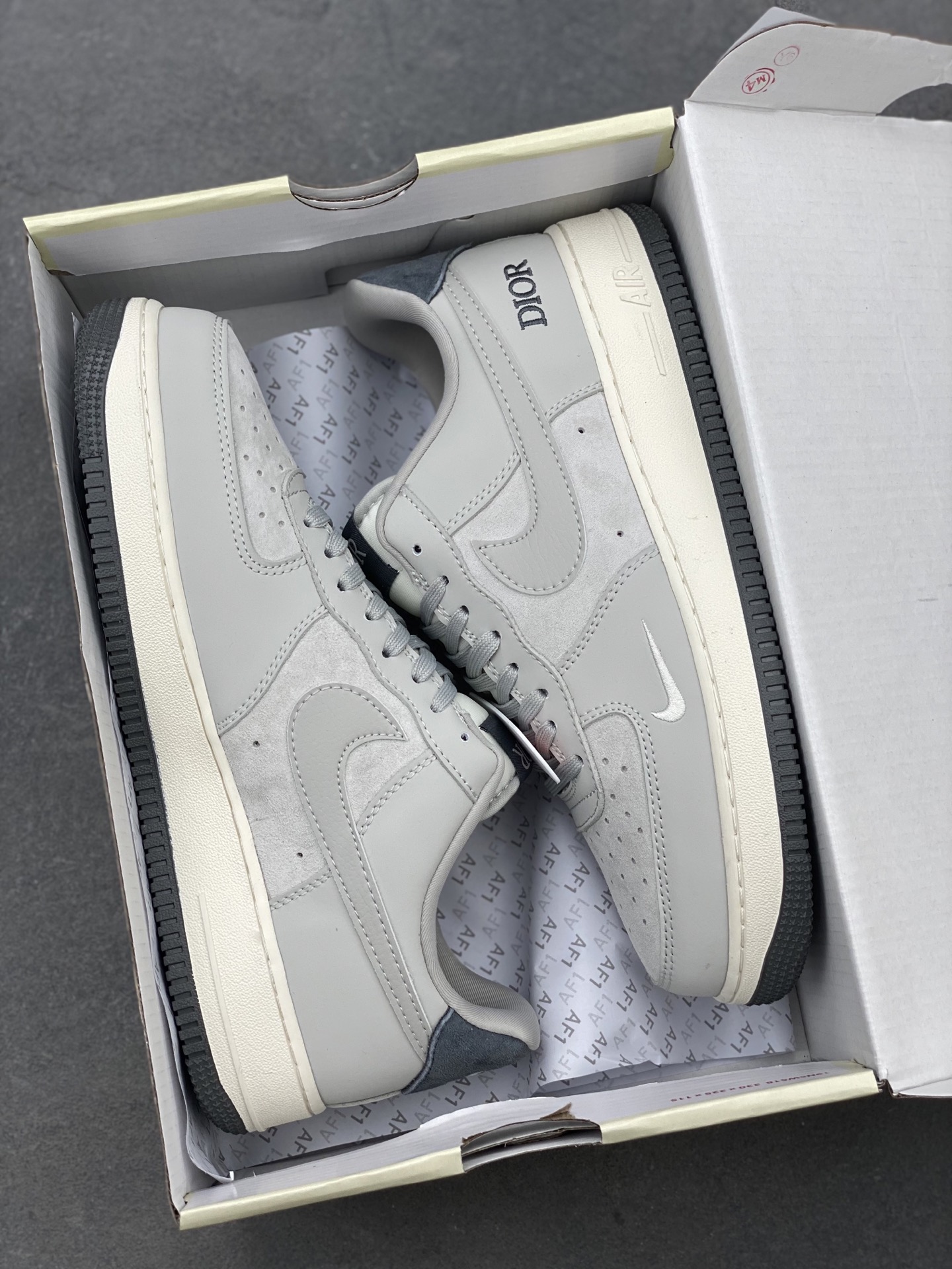 Nike Air Force 1 '07 Low Gray Dior Limited Edition Sneakers 10 i1744572623180 6743 0 8