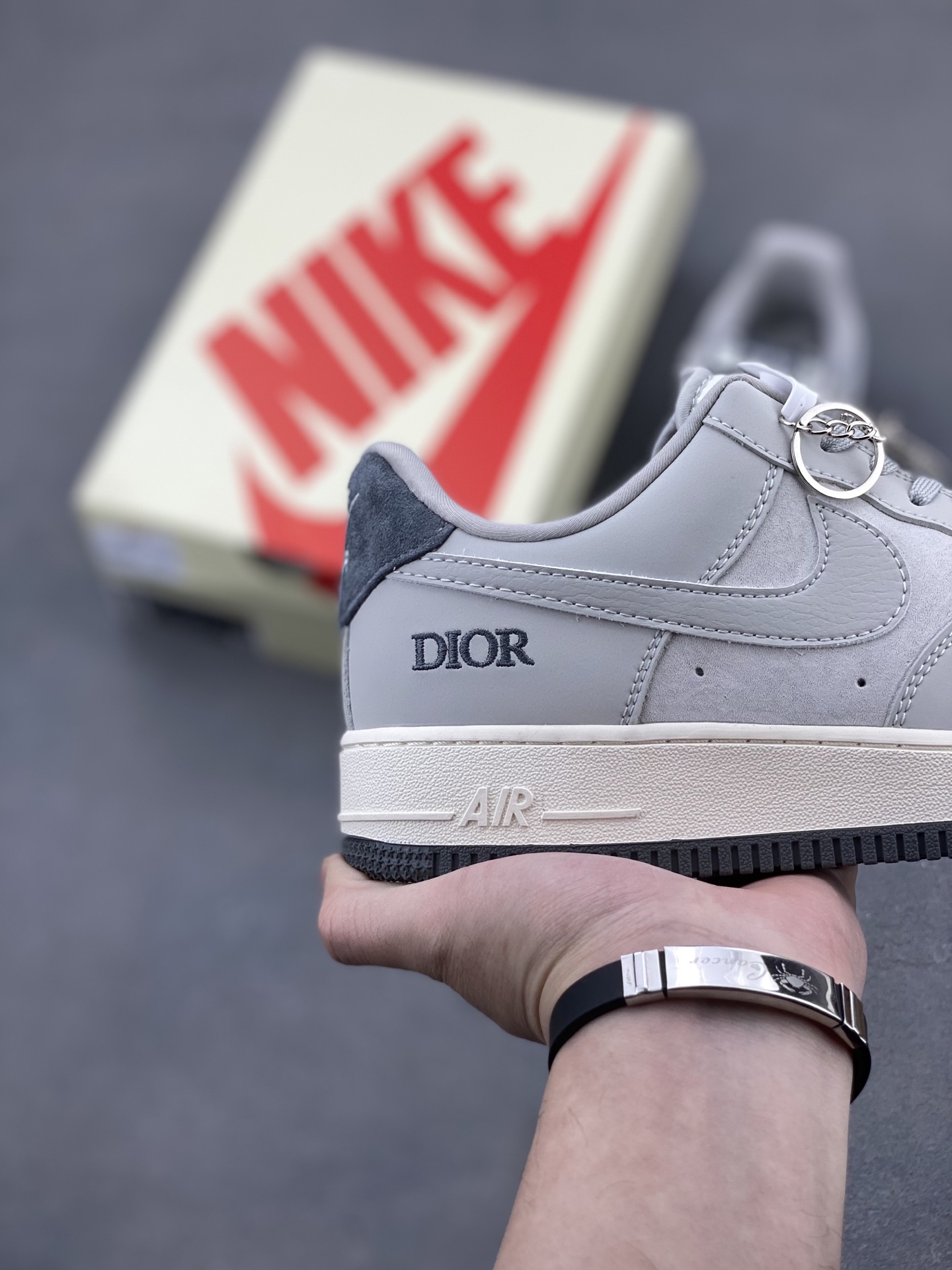 Nike Air Force 1 '07 Low Gray Dior Limited Edition Sneakers 6 i1744572627765 2446 0 4
