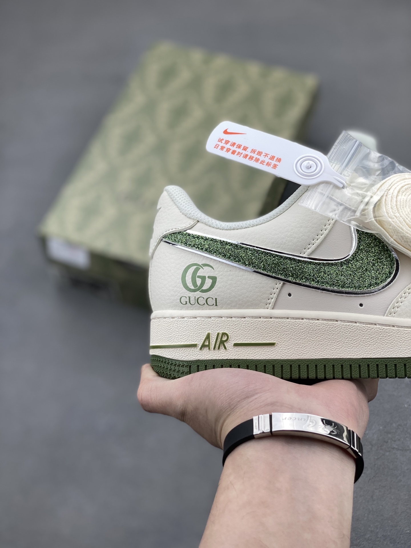 Nike Air Force 1 '07 Low Custom Gucci Sneakers Limited Edition Shoes 6 i1744572683572 1222 0 4
