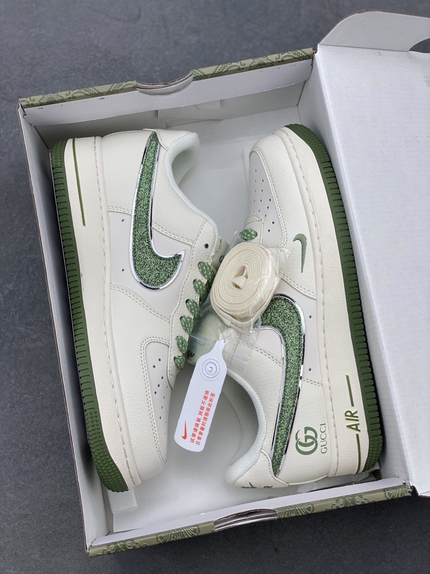 Nike Air Force 1 '07 Low Custom Gucci Sneakers Limited Edition Shoes 10 i1744572688506 6552 0 8
