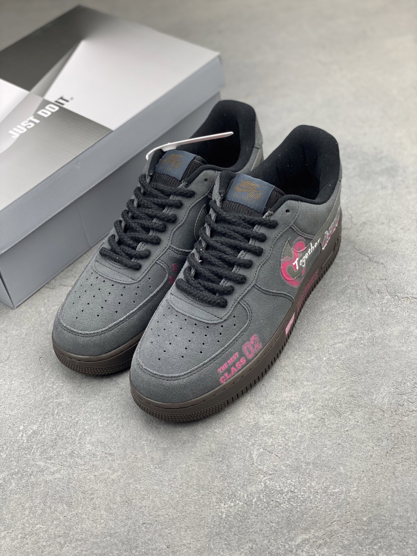 Nike Air Force 1 'Black Pink' Custom Low-Top Sneakers - Limited Edition 9 i1744572961550 2424 0 7