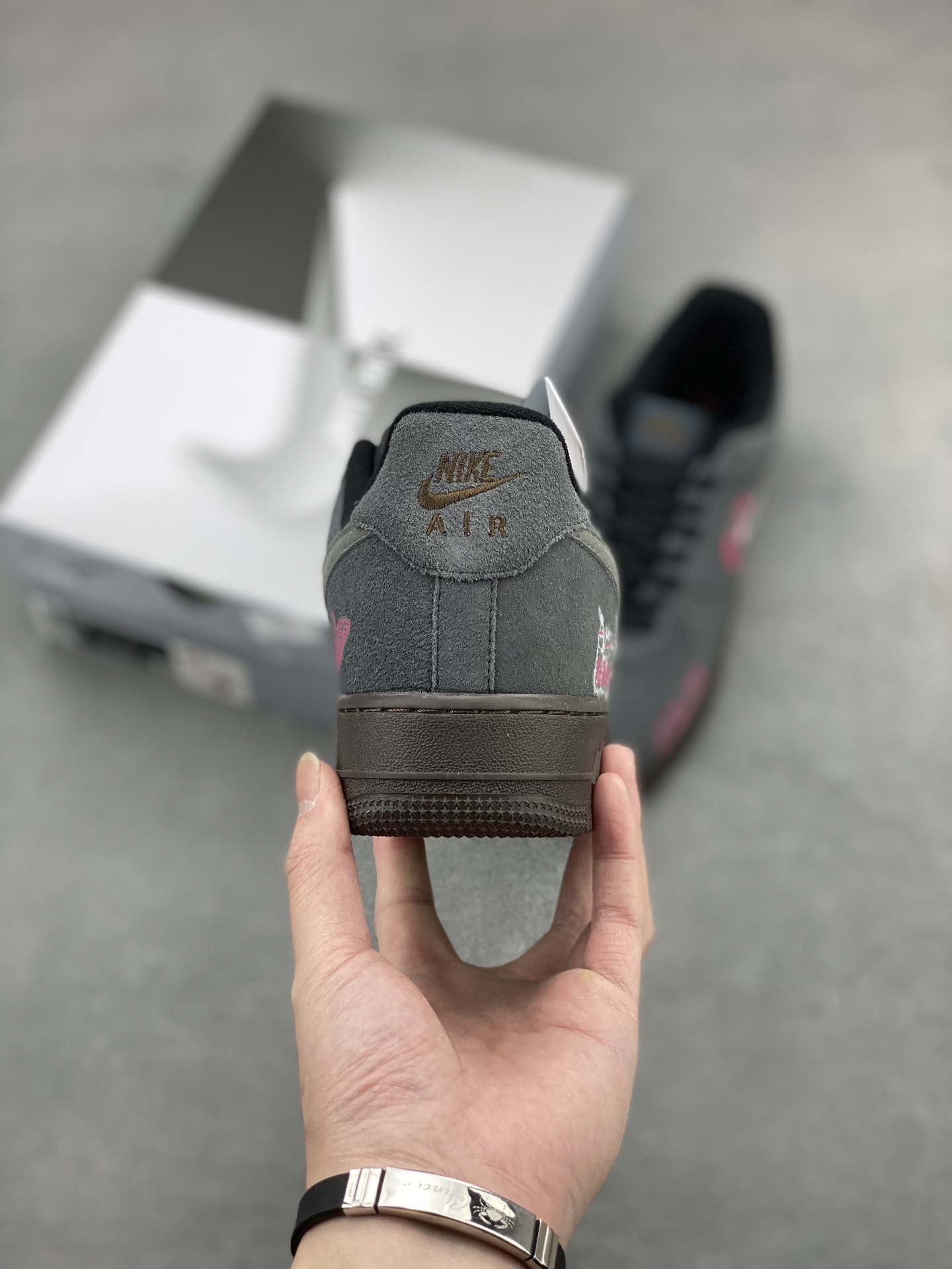 Nike Air Force 1 'Black Pink' Custom Low-Top Sneakers - Limited Edition 5 i1744572966095 5458 0 3