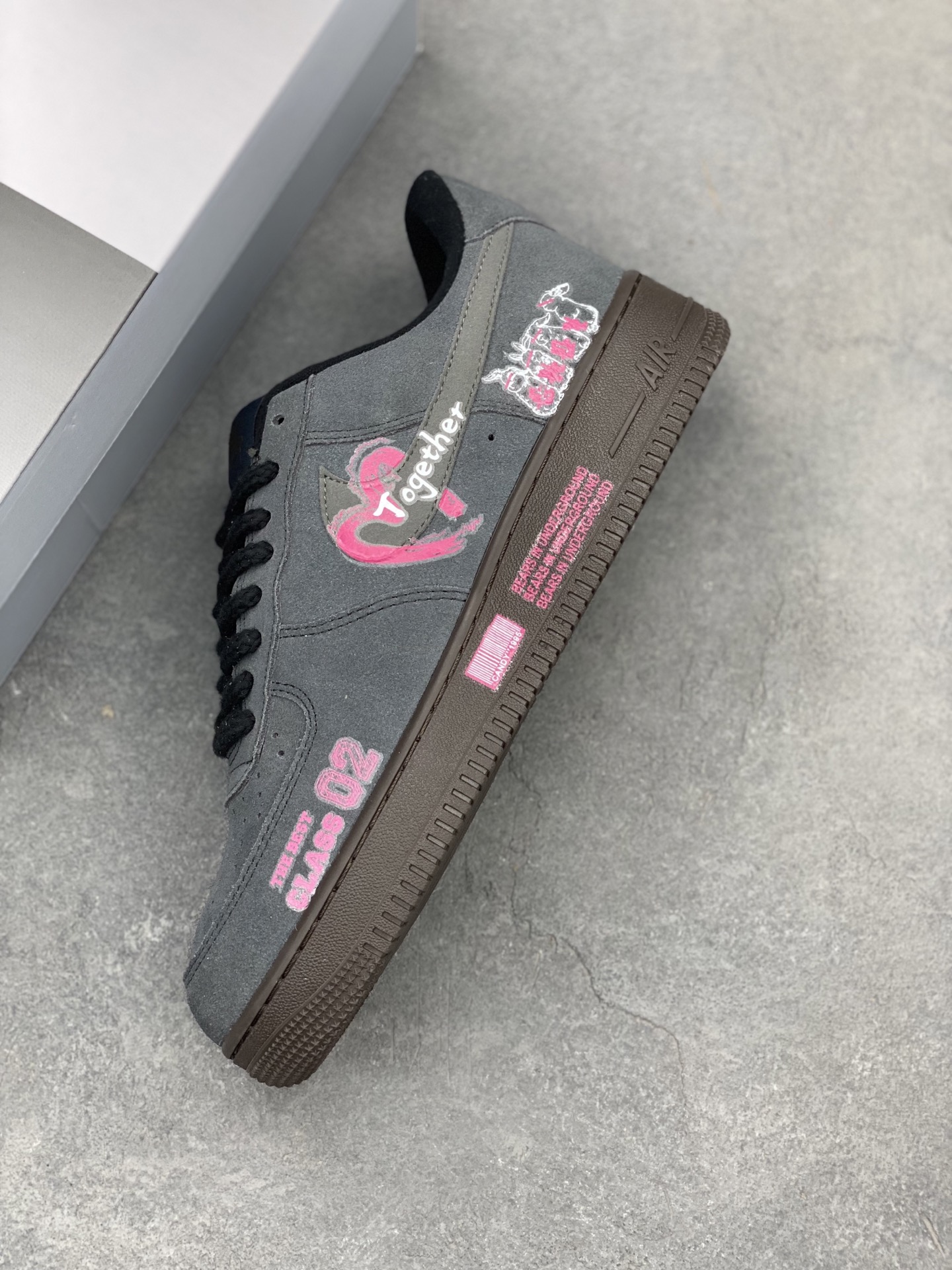 Nike Air Force 1 'Black Pink' Custom Low-Top Sneakers - Limited Edition 8 i1744572968686 2731 0 6