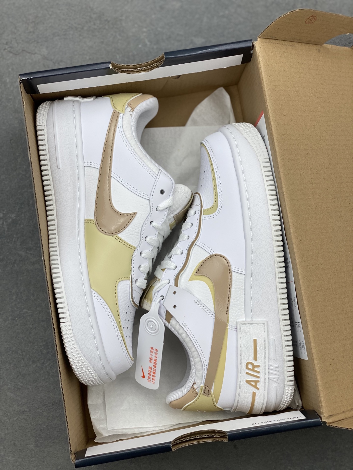 Nike Air Force 1 Shadow Women's Lightweight Platform Sneakers - DZ1847-111 10 i1744573185583 1339 0 8