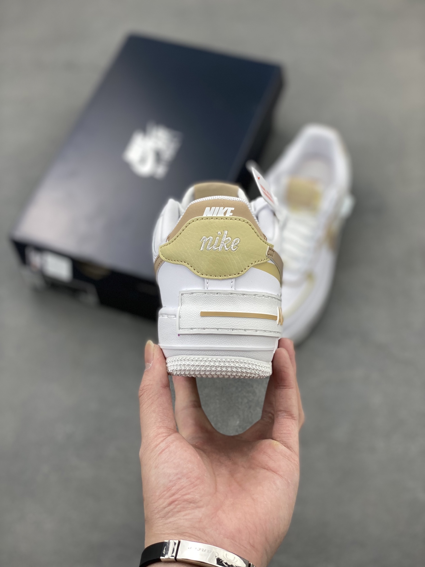 Nike Air Force 1 Shadow Women's Lightweight Platform Sneakers - DZ1847-111 5 i1744573190576 7510 0 3