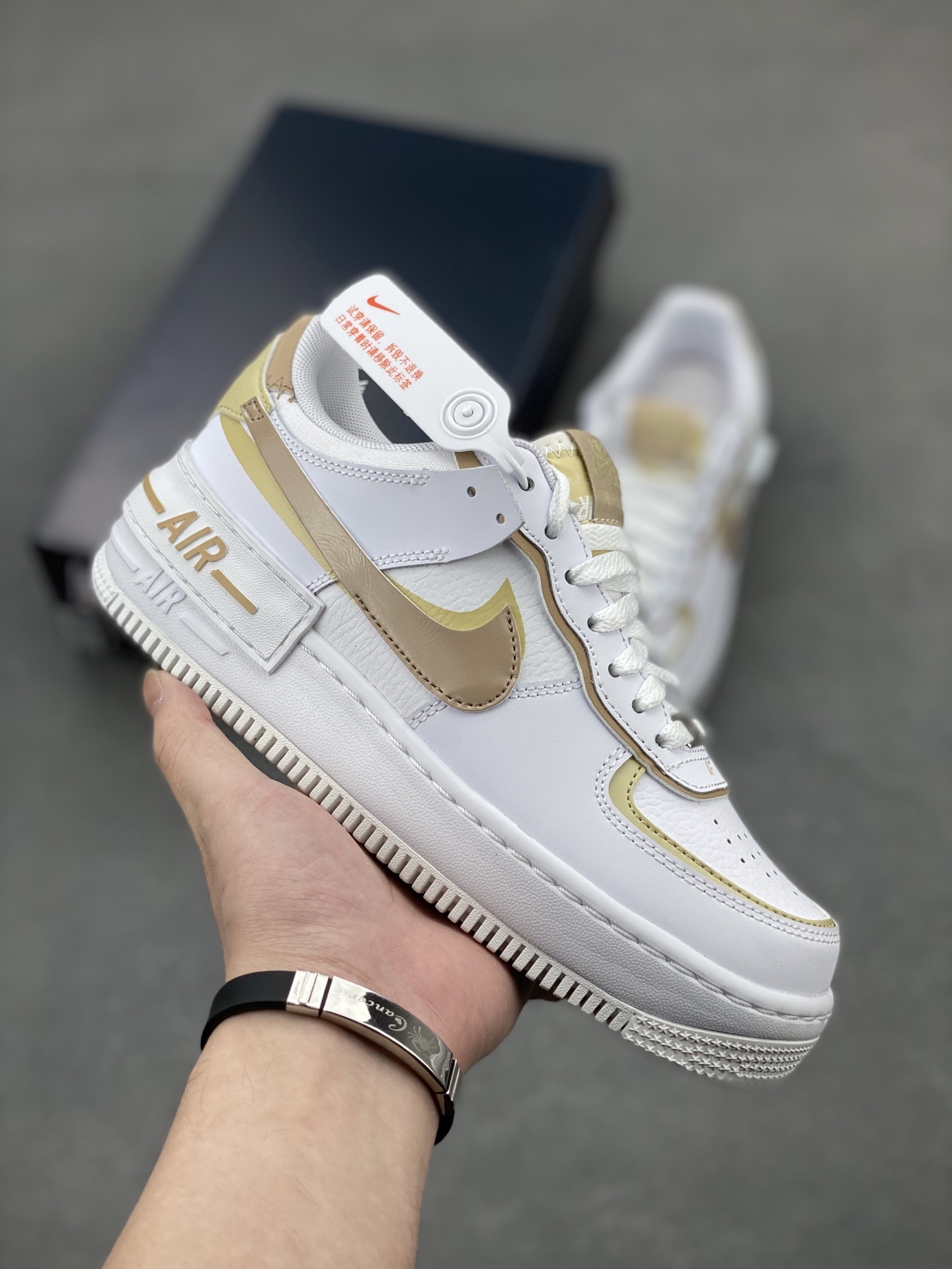 Nike Air Force 1 Shadow Women's Lightweight Platform Sneakers - DZ1847-111 2 i1744573194450 4373 0 0