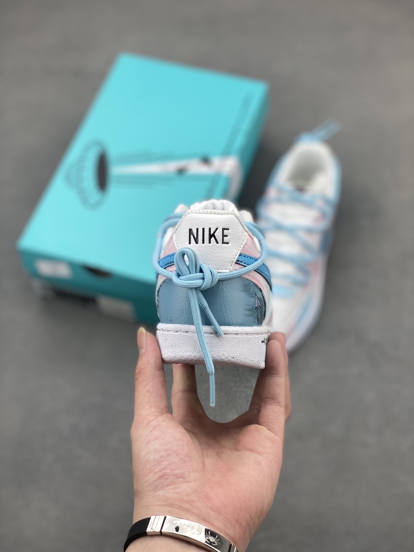 Nike Court Vision Low 'Half Summer Evening' Custom Graffiti Sneakers 5 i1745265712242 9801 0 3