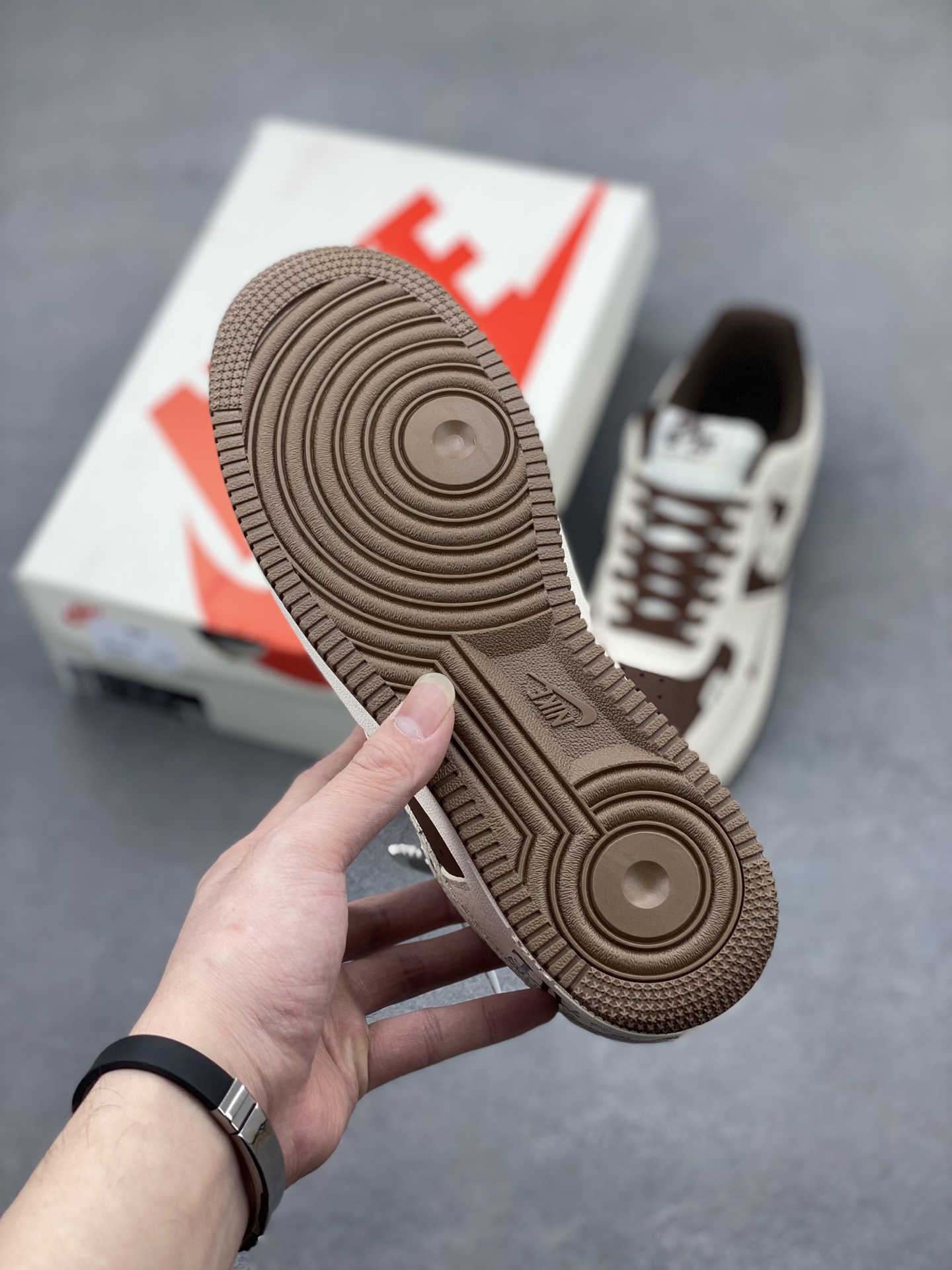 Nike Air Force 1 '07 Low Bape Collaboration Cream Brown Sneakers 7 i1745522364281 7464 0 5