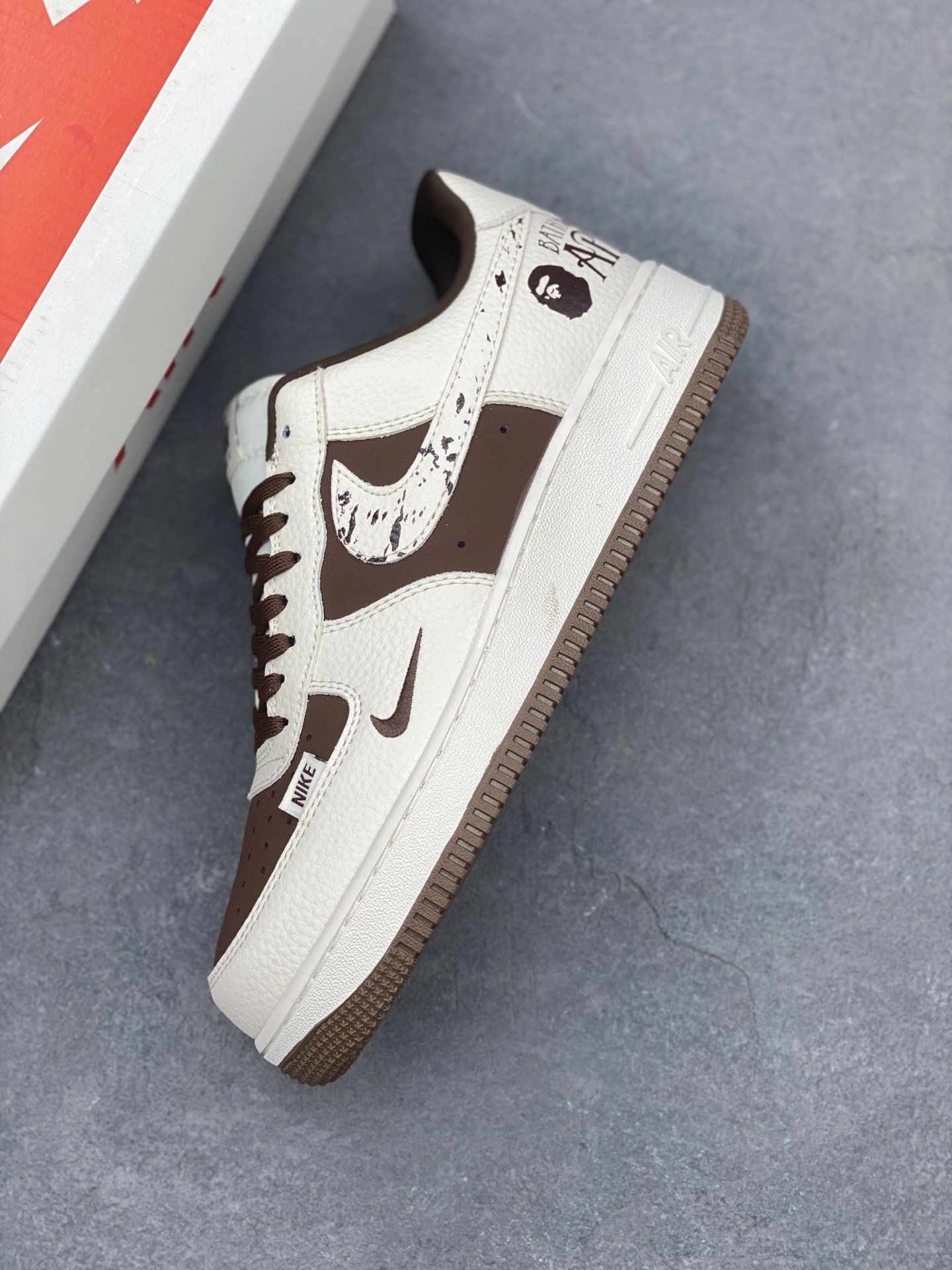 Nike Air Force 1 '07 Low Bape Collaboration Cream Brown Sneakers 8 i1745522364302 6242 0 6