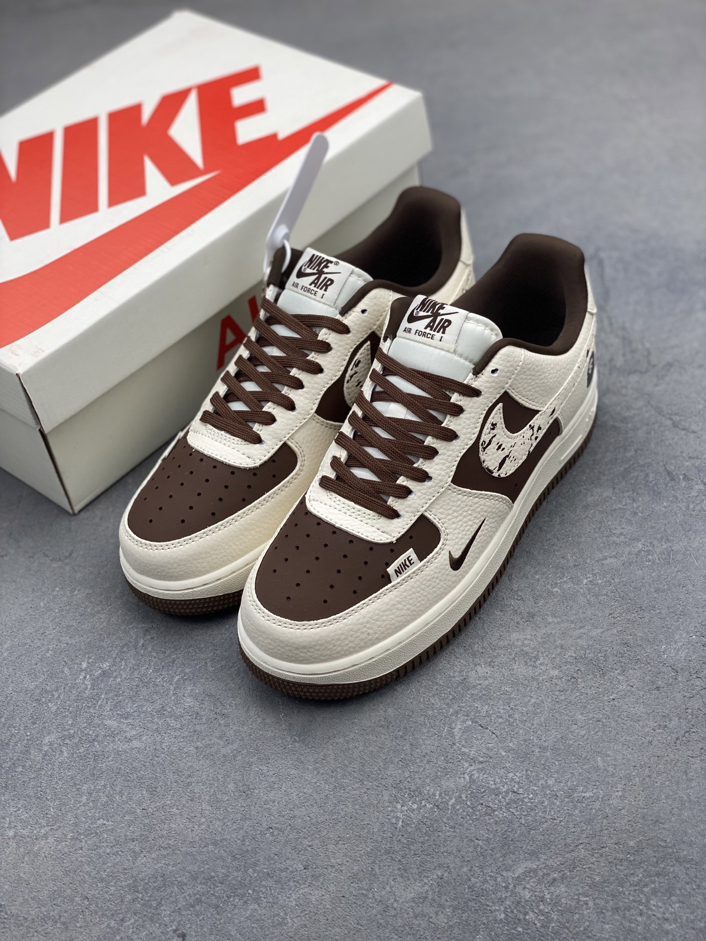 Nike Air Force 1 '07 Low Bape Collaboration Cream Brown Sneakers 9 i1745522369154 9147 0 7