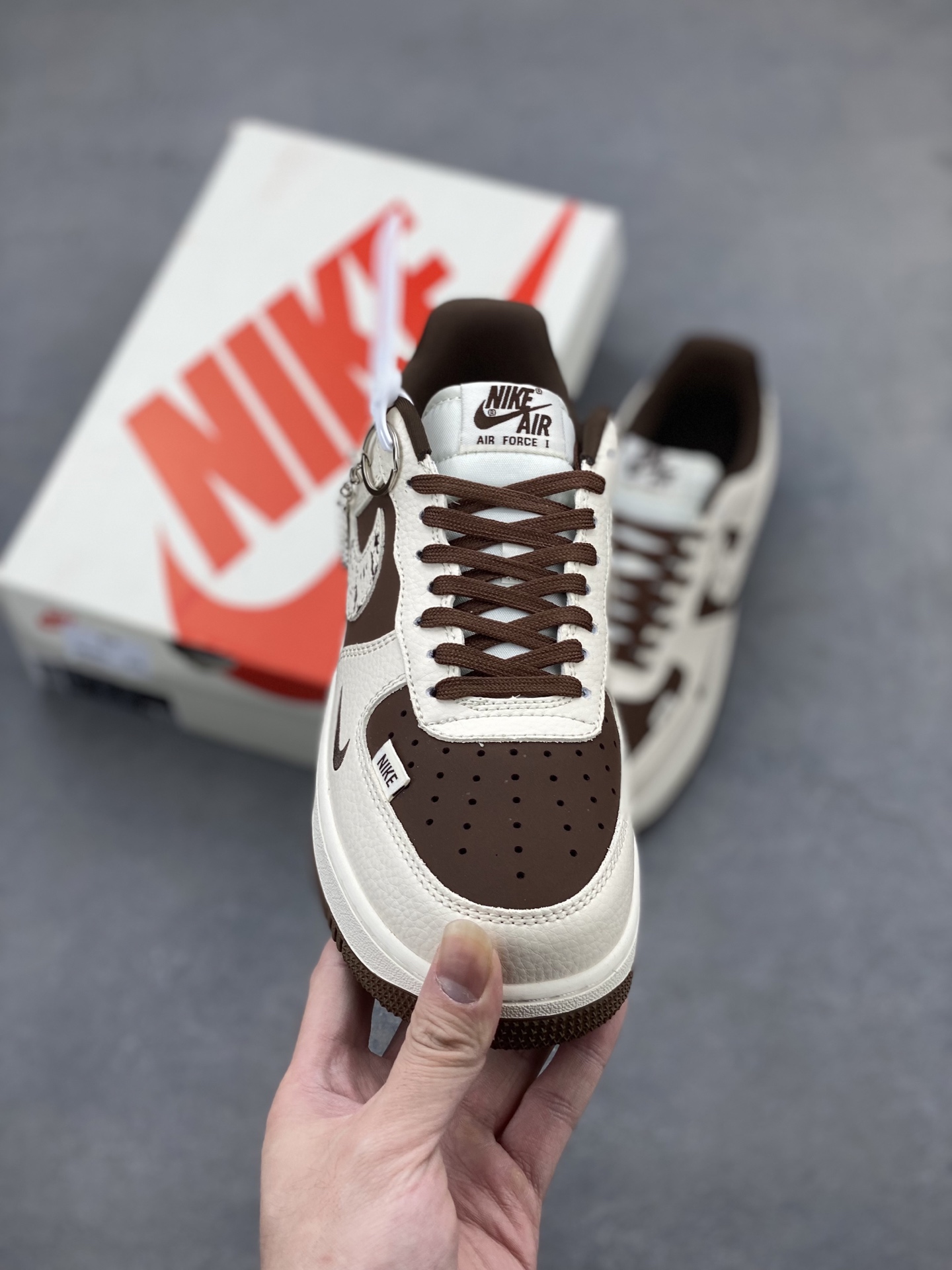 Nike Air Force 1 '07 Low Bape Collaboration Cream Brown Sneakers 3 i1745522369484 5826 0 1