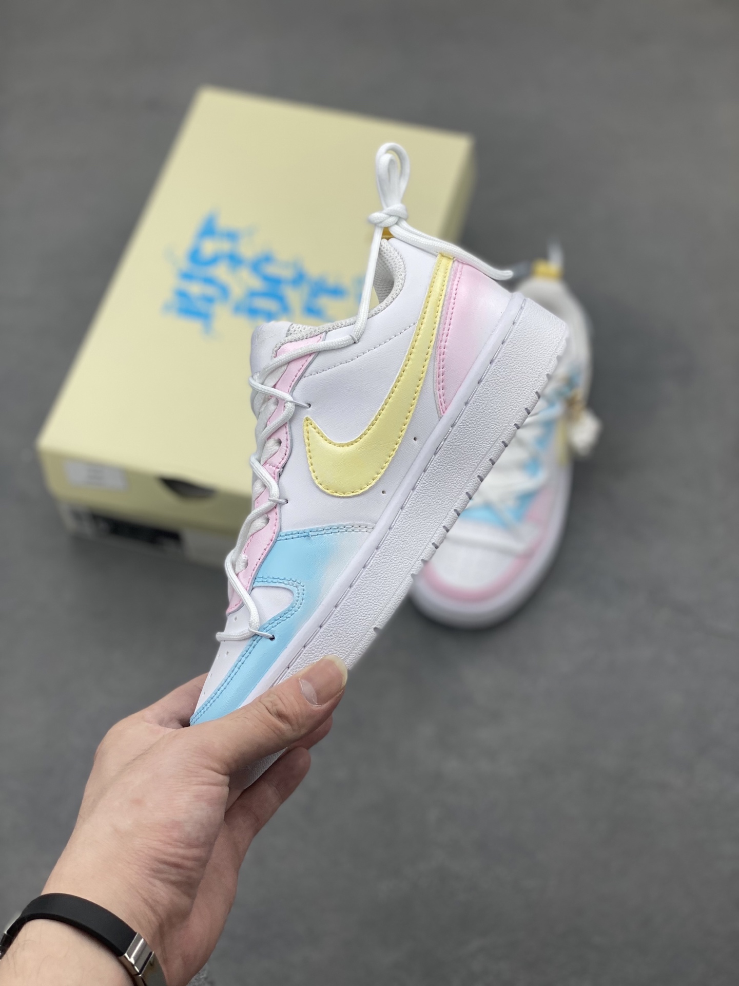 Nike Court Borough Low Rainbow Cloud Sneakers - Pastel Color Block Shoes 4 i1747684909161 6436 0 2