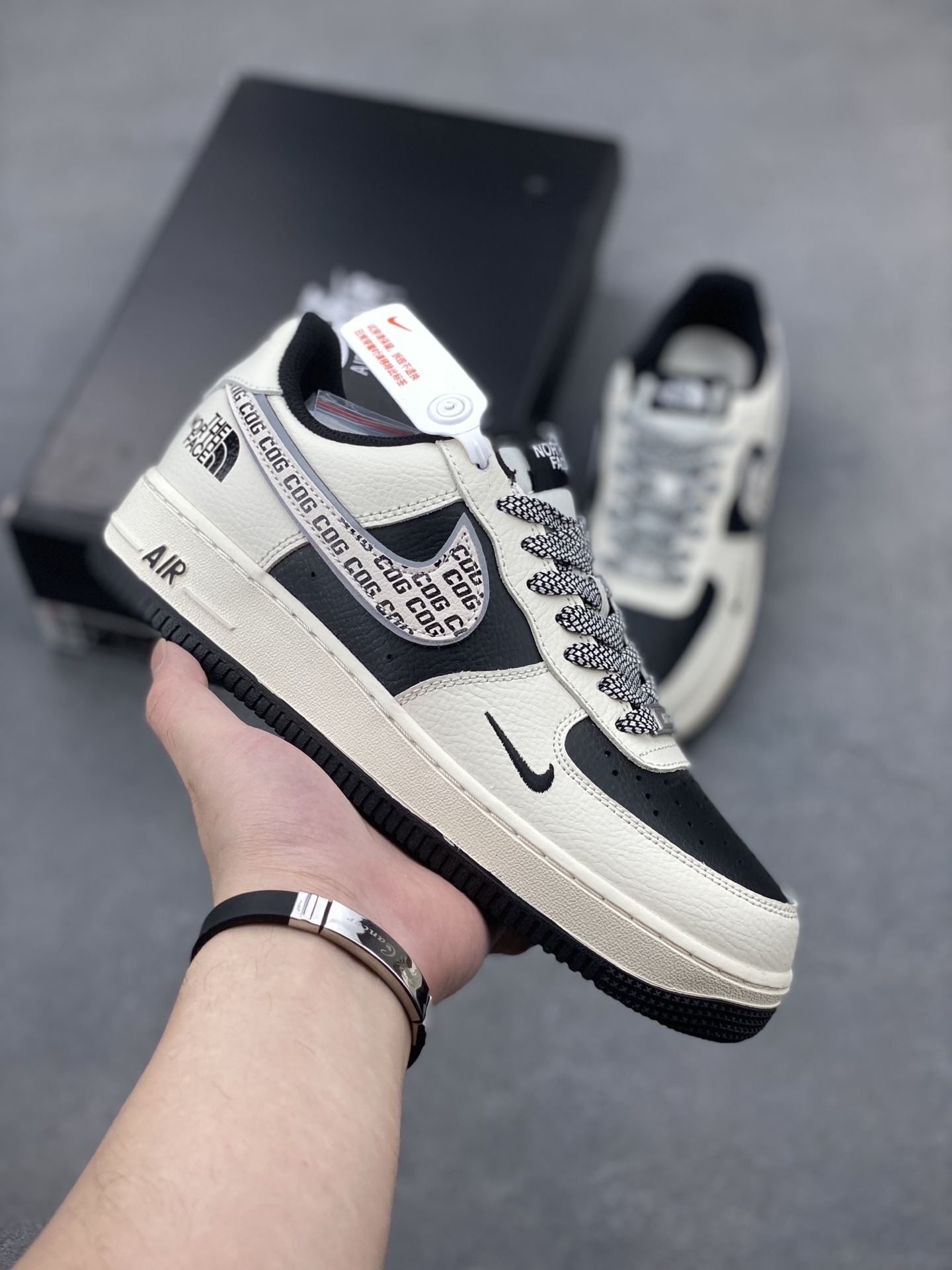 Nike Air Force 1 '07 Low The North Face CDG Black White Sneakers 2 i1748550008777 614 0 0