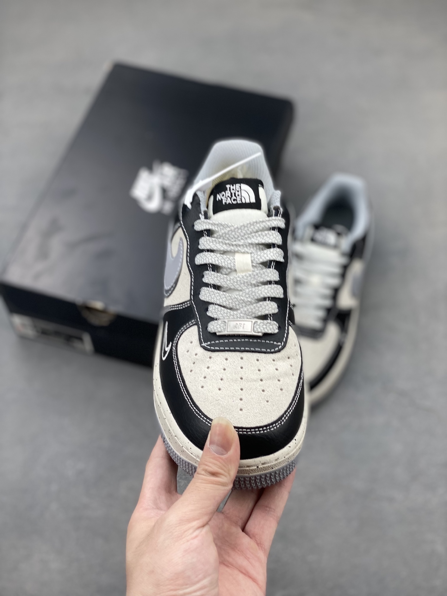 Nike Air Force 1 '07 Low The North Face Black Grey Sneakers 3 i1748550096846 7110 0 1