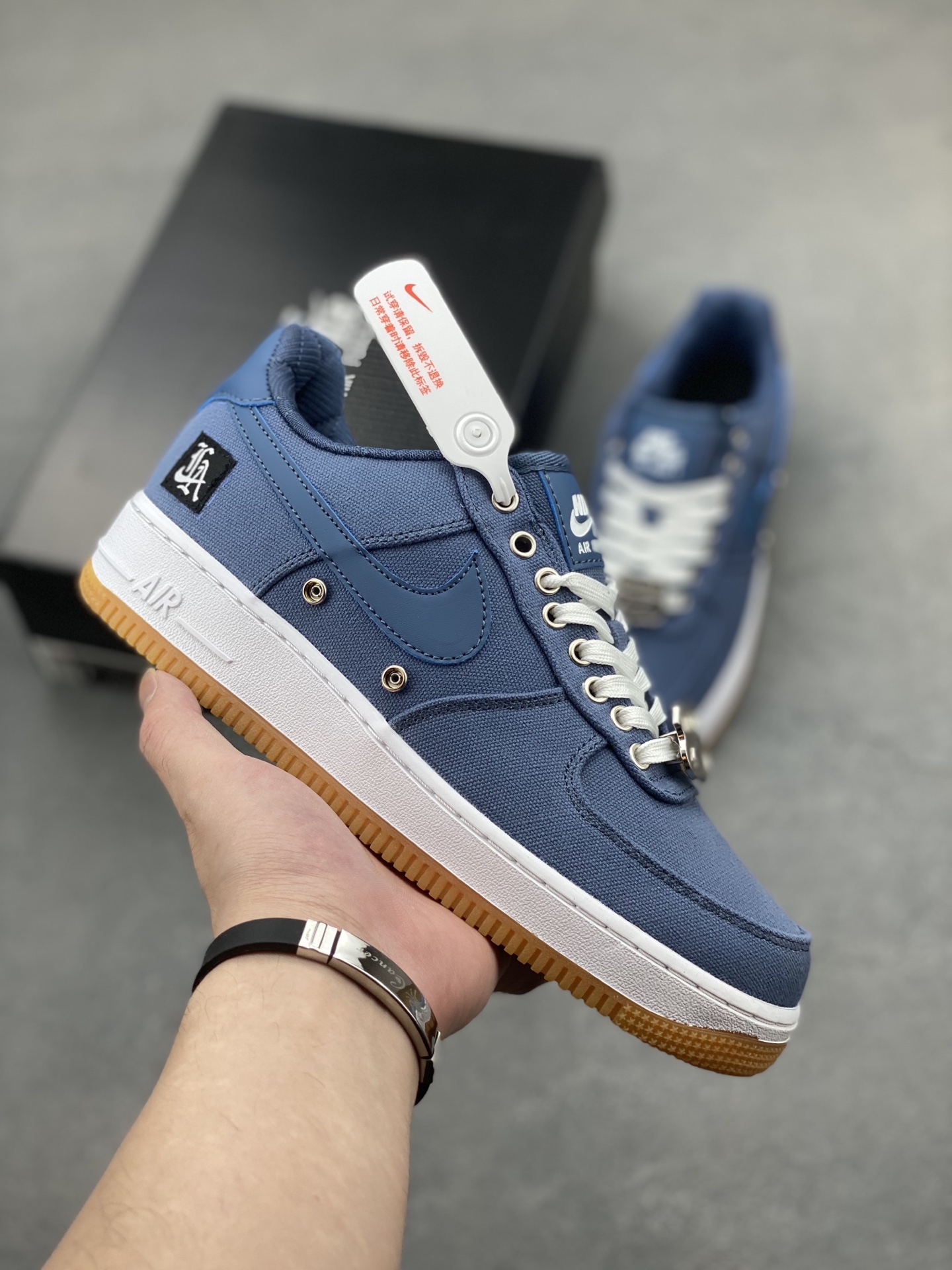 Nike Air Force 1 '07 Low Sneakers, Limited Edition Blue Denim 2 i1748550293959 5116 0 0