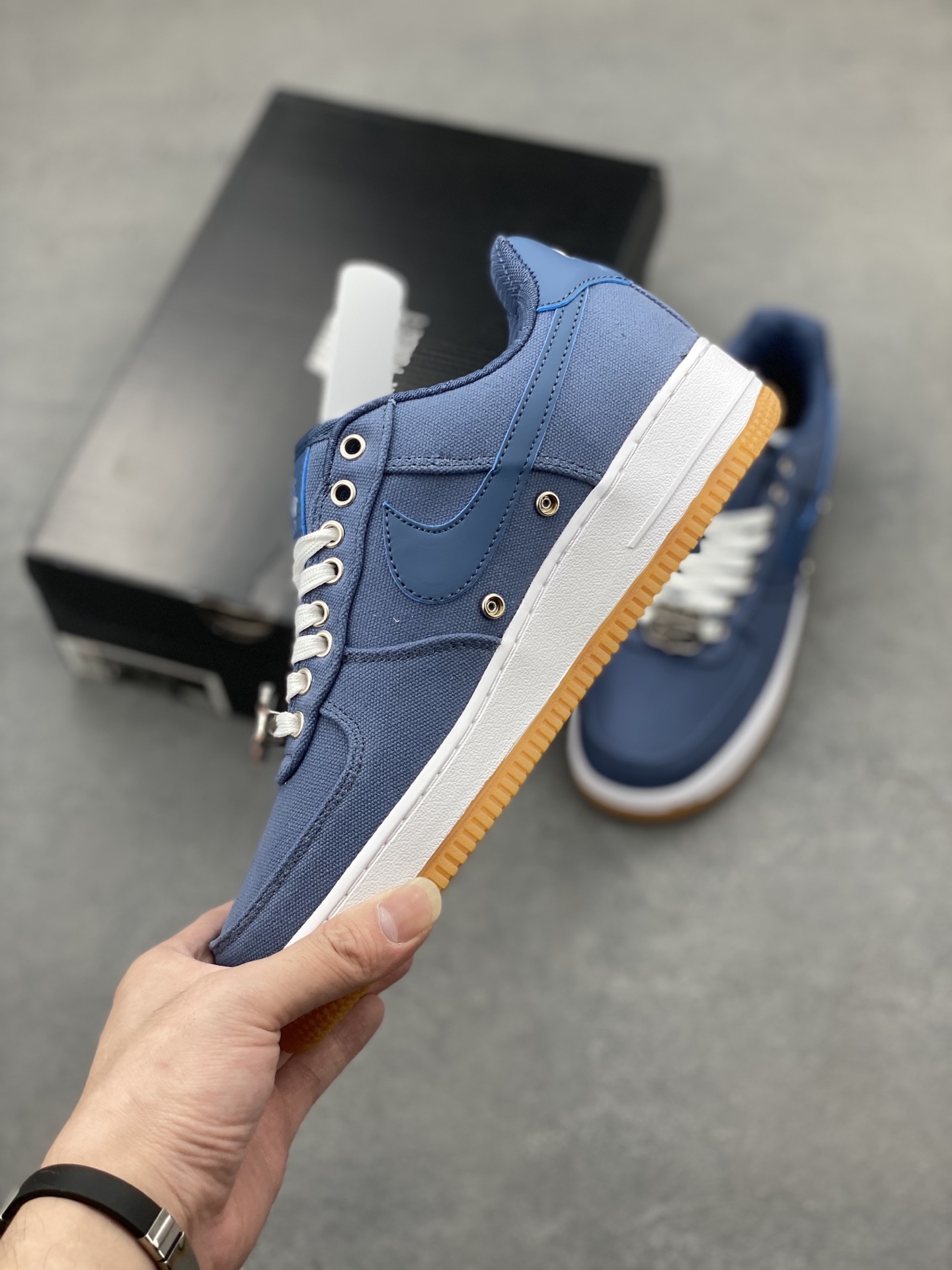 Nike Air Force 1 '07 Low Sneakers, Limited Edition Blue Denim 4 i1748550297424 2162 0 2