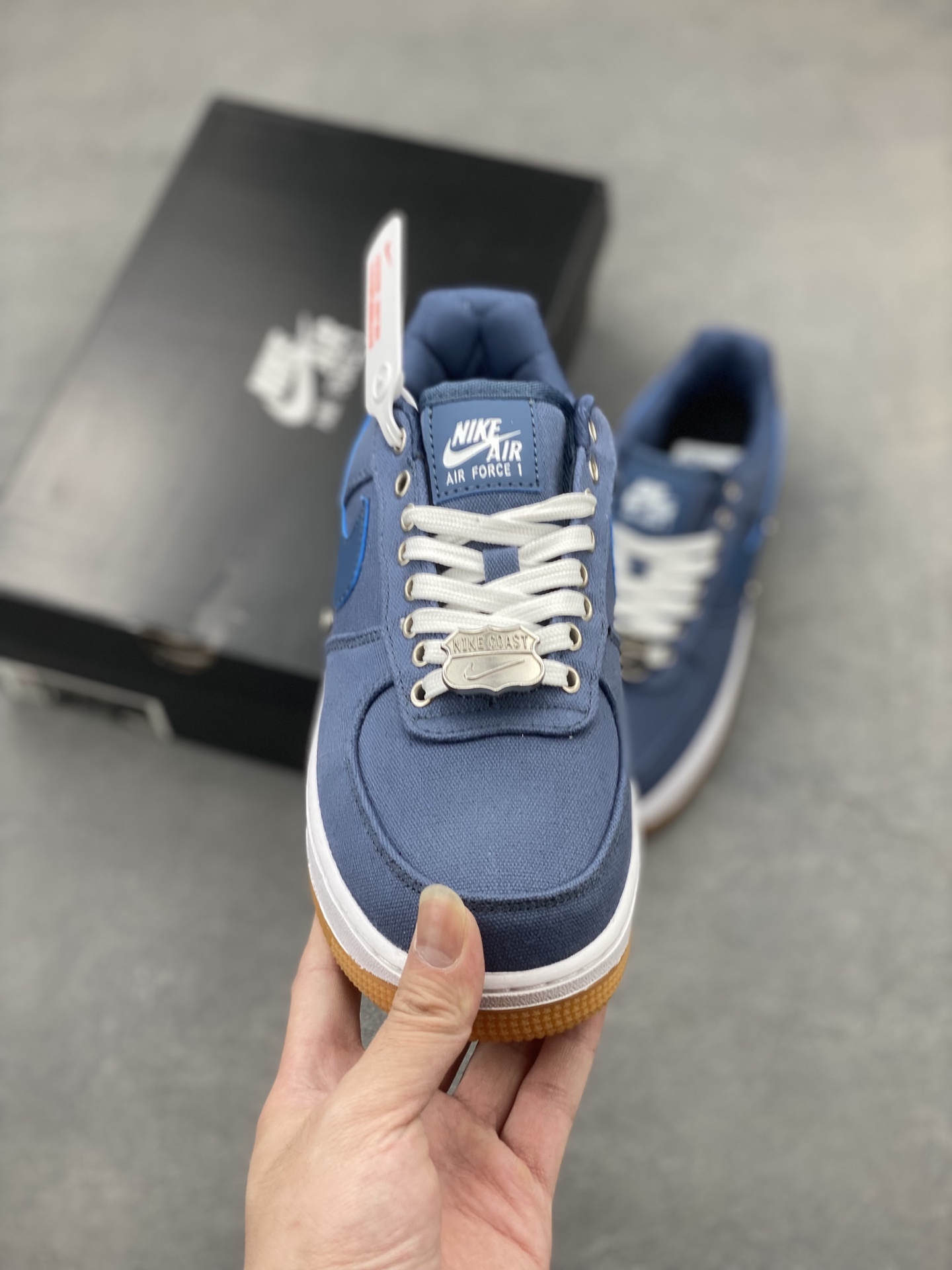 Nike Air Force 1 '07 Low Sneakers, Limited Edition Blue Denim 3 i1748550297546 8636 0 1