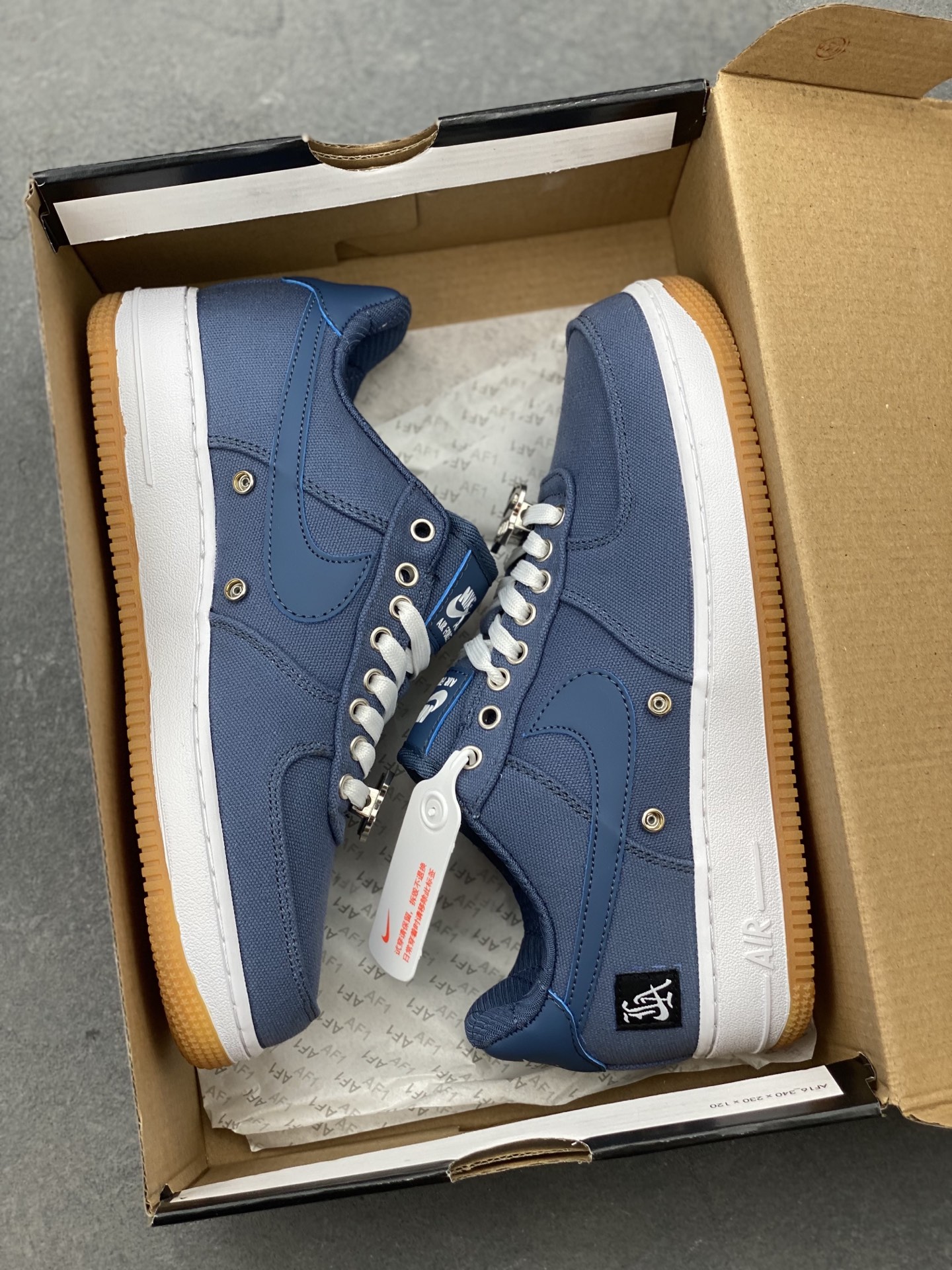 Nike Air Force 1 '07 Low Sneakers, Limited Edition Blue Denim 10 i1748550304188 9504 0 8