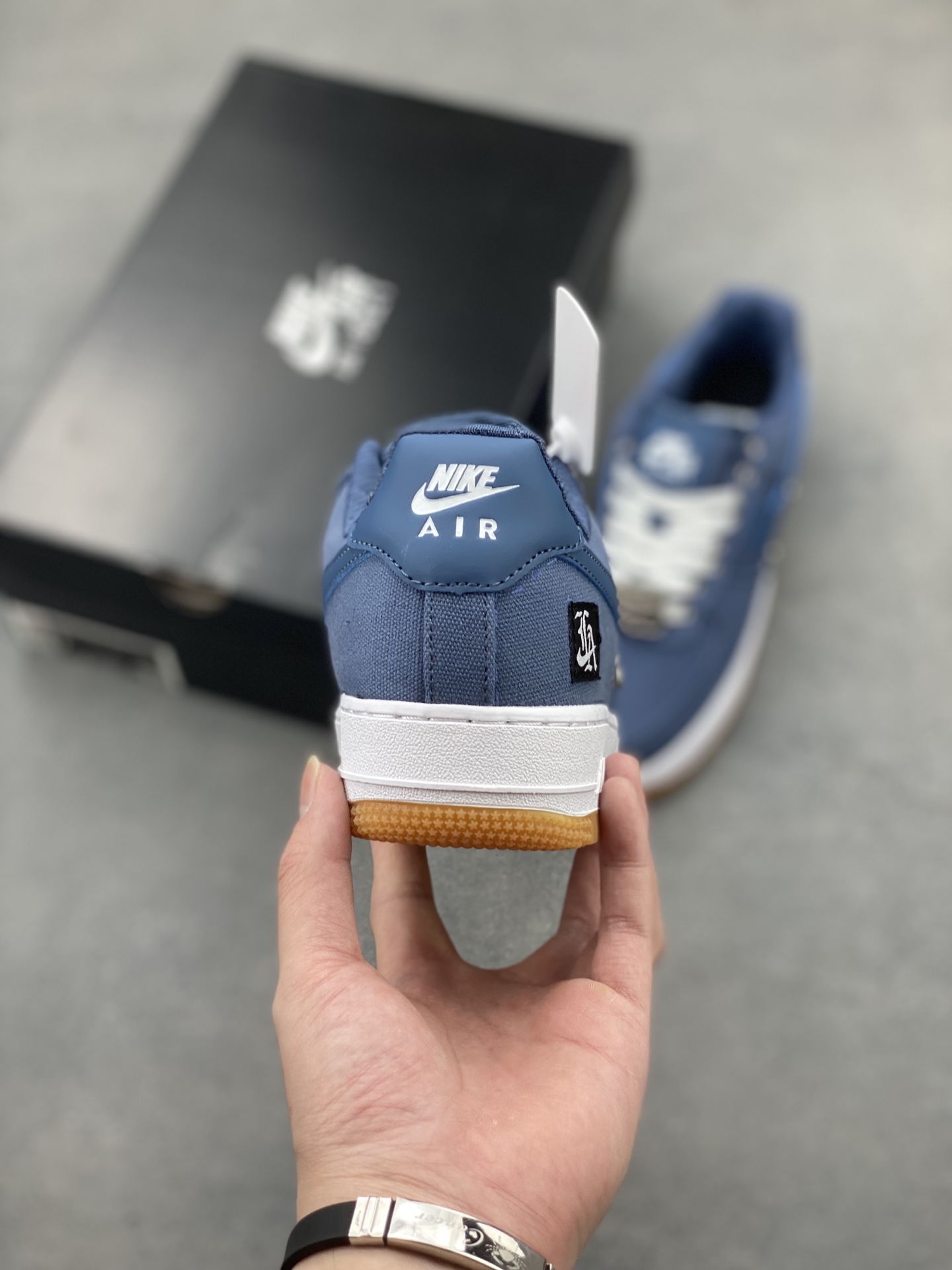 Nike Air Force 1 '07 Low Sneakers, Limited Edition Blue Denim 5 i1748550304368 9915 0 3