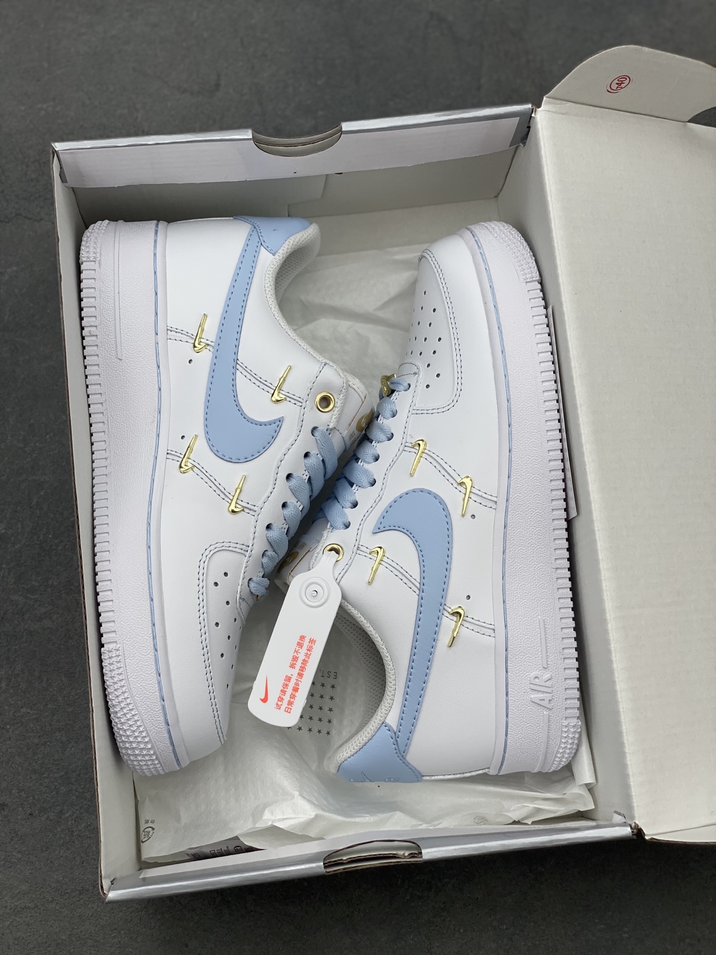 Nike Air Force 1 '07 Low White/Blue, Limited Edition Sneakers 10 i1749067151998 1929 0 8