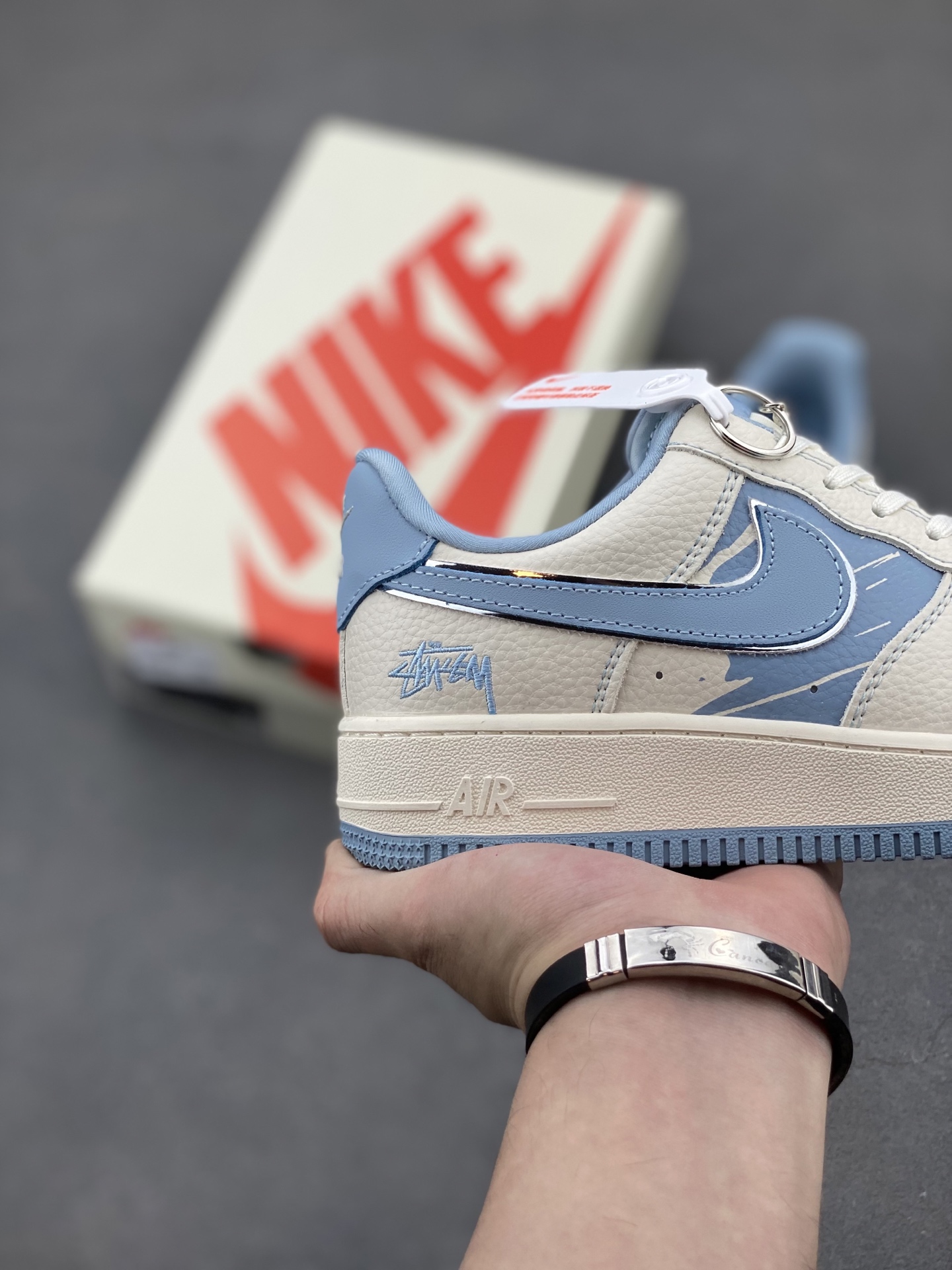 Nike Air Force 1 '07 Low White/Blue Casual Sneakers KK1988-090 6 i1749757570714 9952 0 4