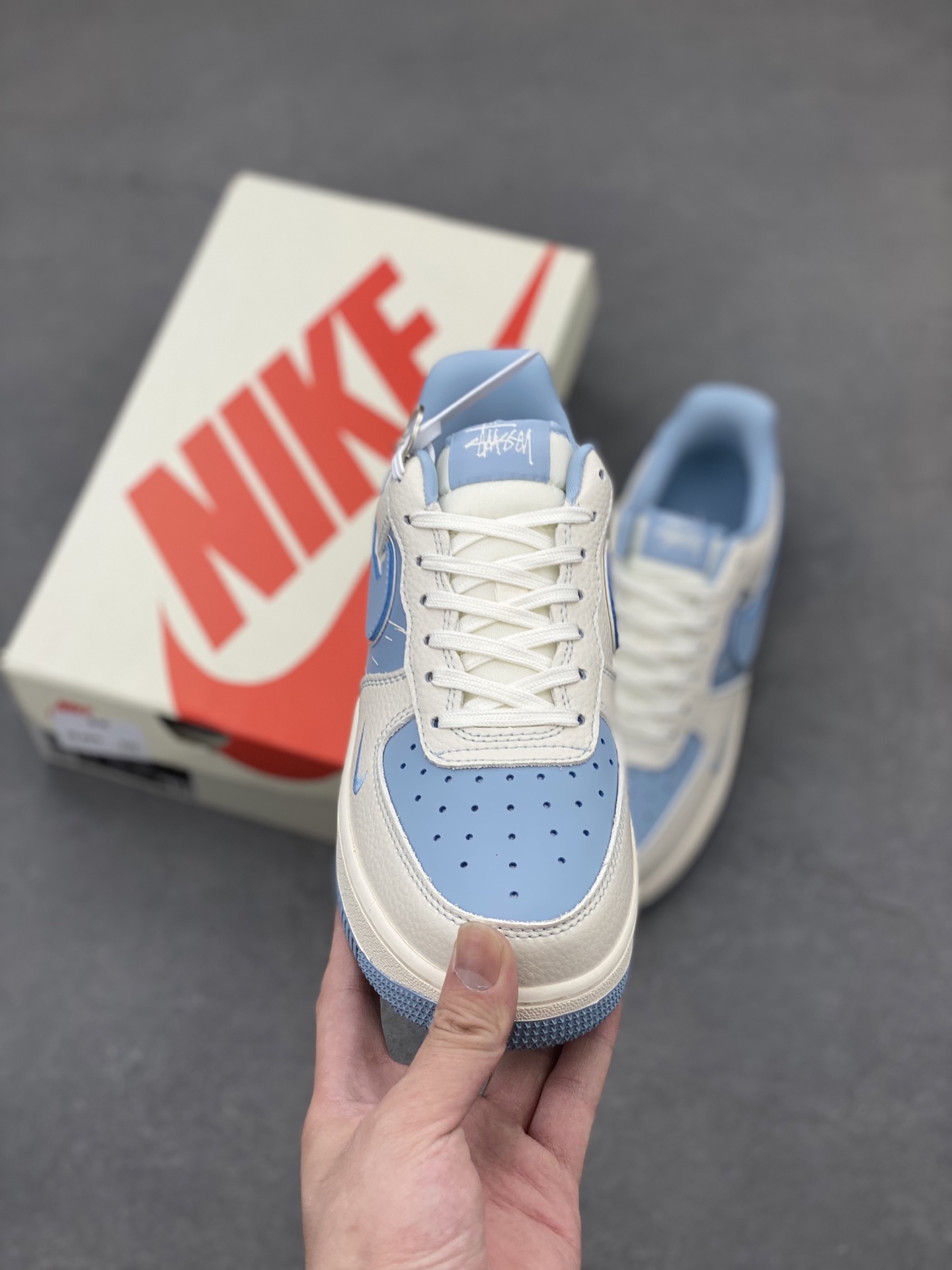 Nike Air Force 1 '07 Low White/Blue Casual Sneakers KK1988-090 3 i1749757573179 274 0 1