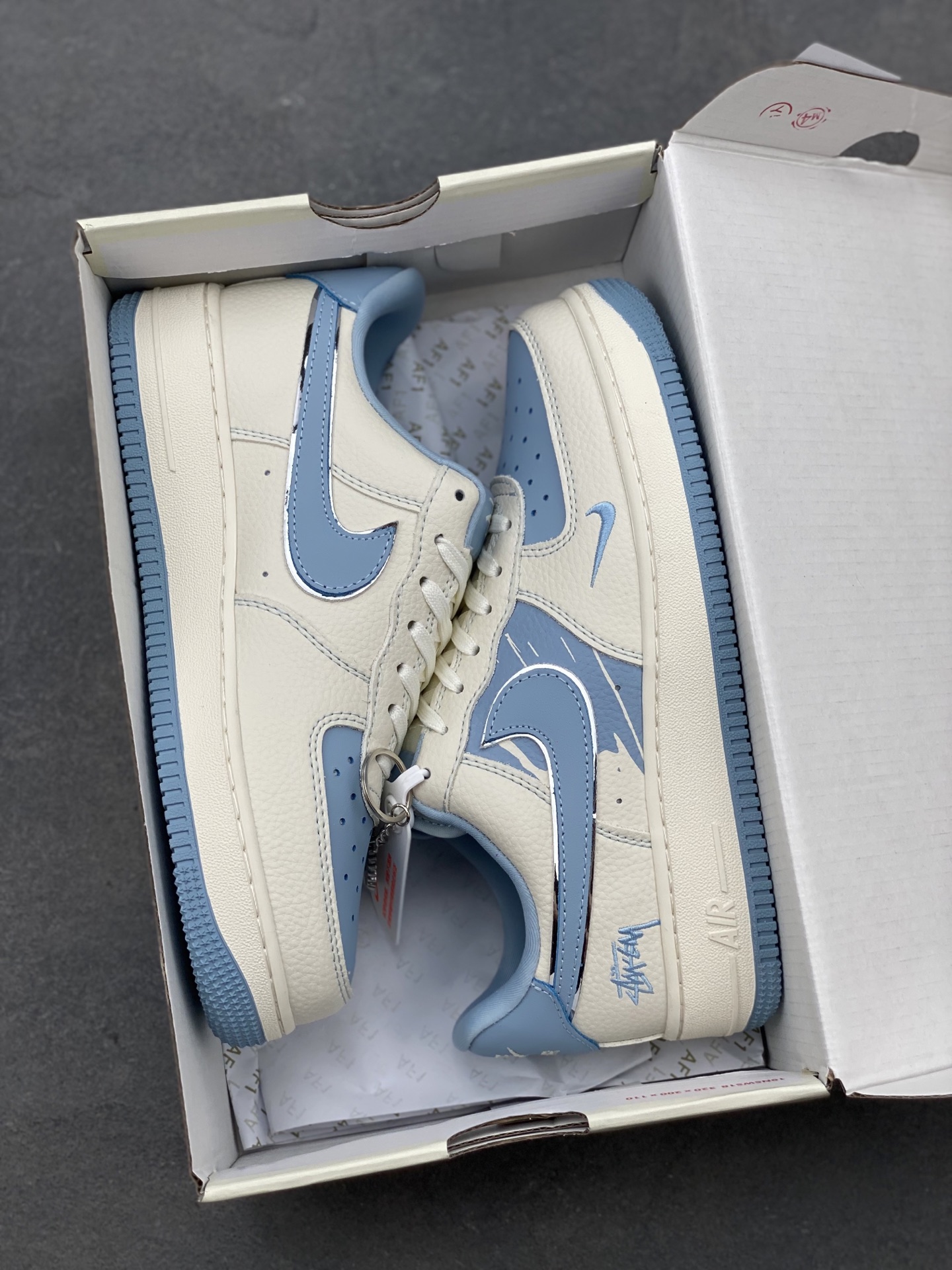 Nike Air Force 1 '07 Low White/Blue Casual Sneakers KK1988-090 10 i1749757582471 4771 0 8