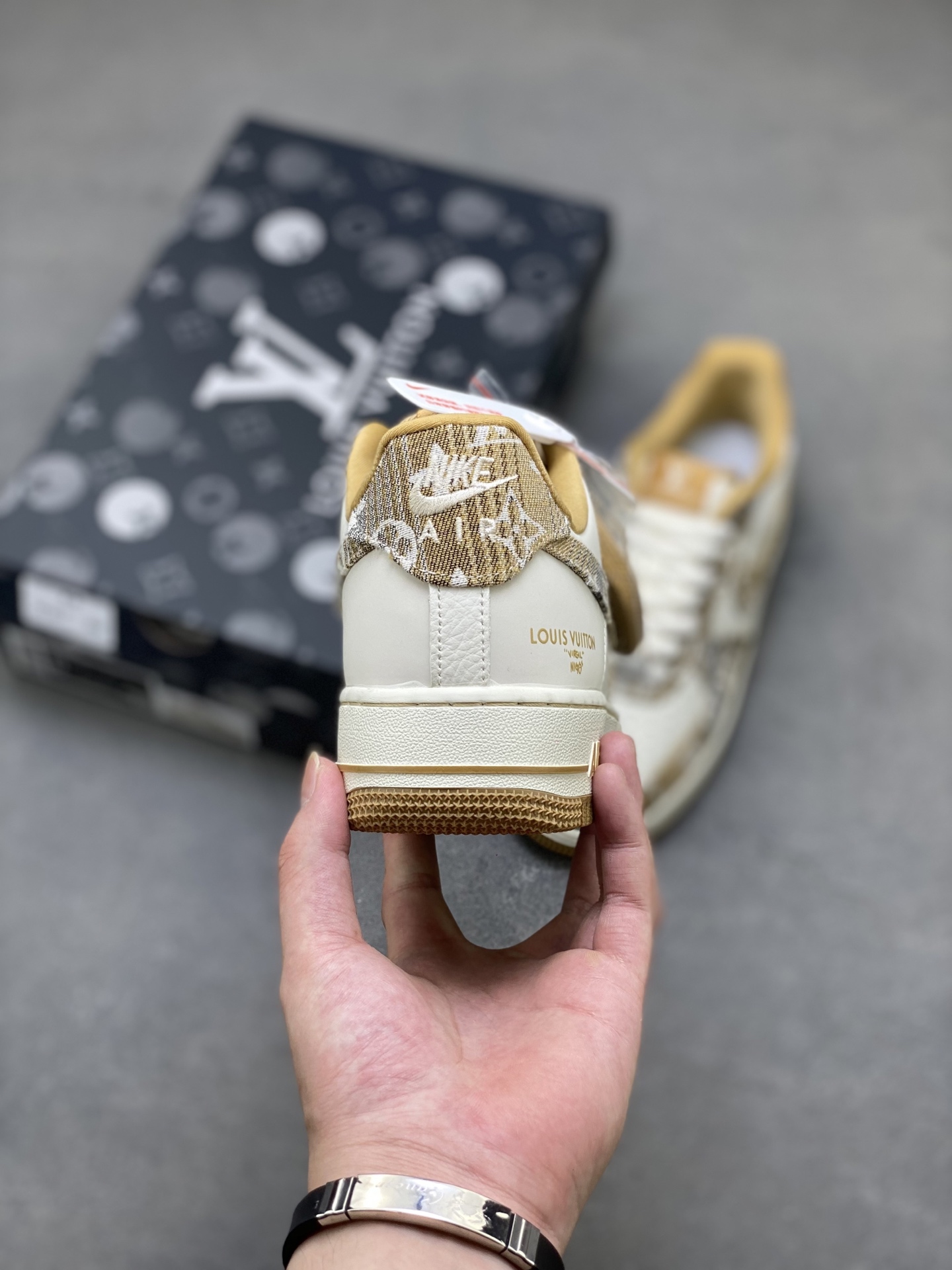 Nike Air Force 1 '07 Low Louis Vuitton Custom Sneakers - Limited Edition 5 i1750617203766 9994 0 3