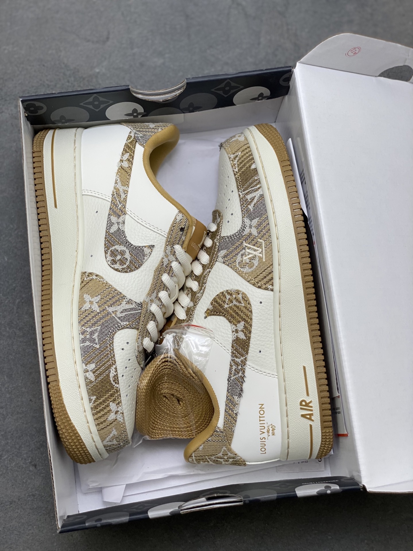 Nike Air Force 1 '07 Low Louis Vuitton Custom Sneakers - Limited Edition 9 i1750617211147 771 0 7