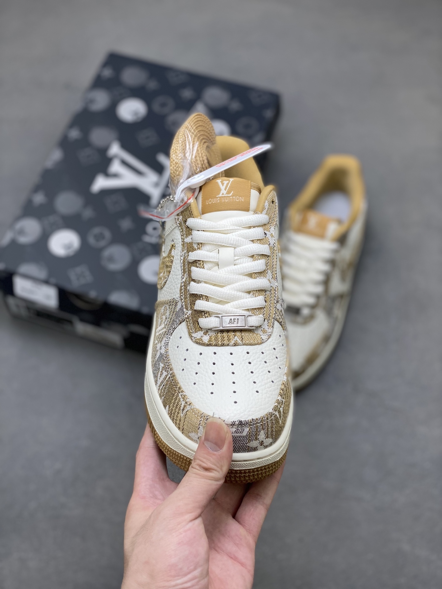 Nike Air Force 1 '07 Low Louis Vuitton Custom Sneakers - Limited Edition 3 i1750617211245 278 0 1