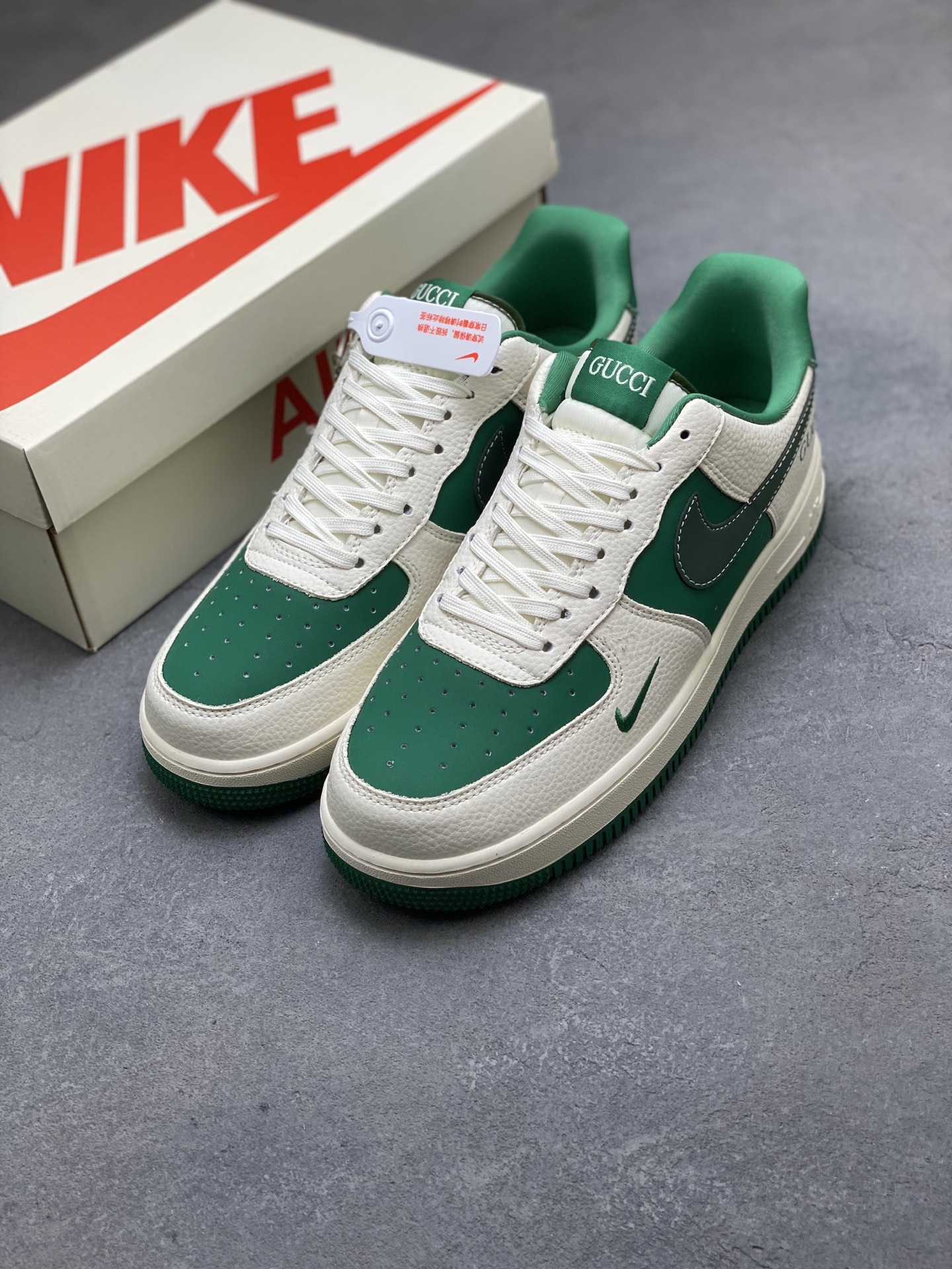 Nike Air Force 1 '07 Low Green/White Custom Sneakers - Limited Edition 9 i1752768360950 9592 0 7