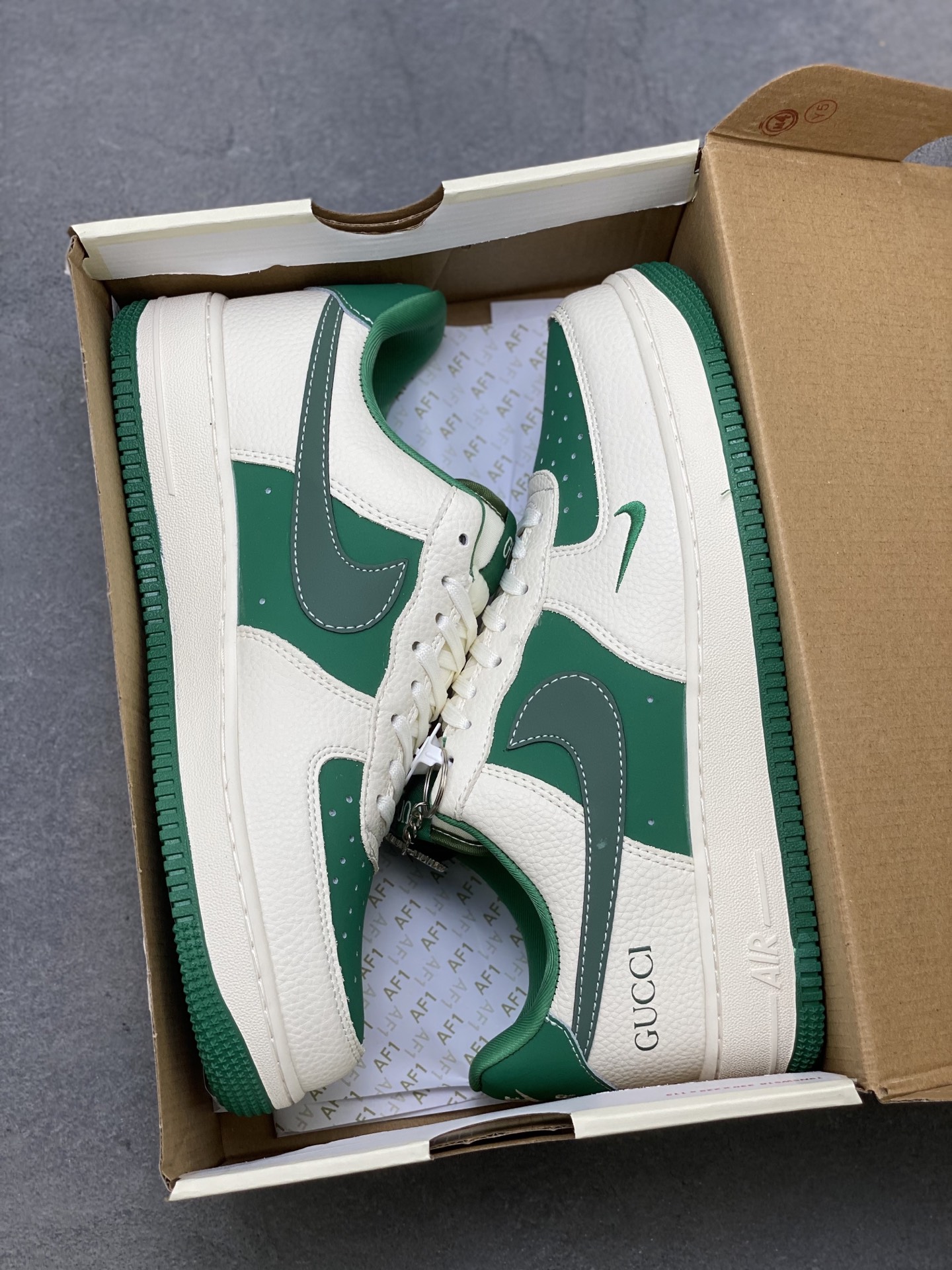 Nike Air Force 1 '07 Low Green/White Custom Sneakers - Limited Edition 10 i1752768366517 2732 0 8