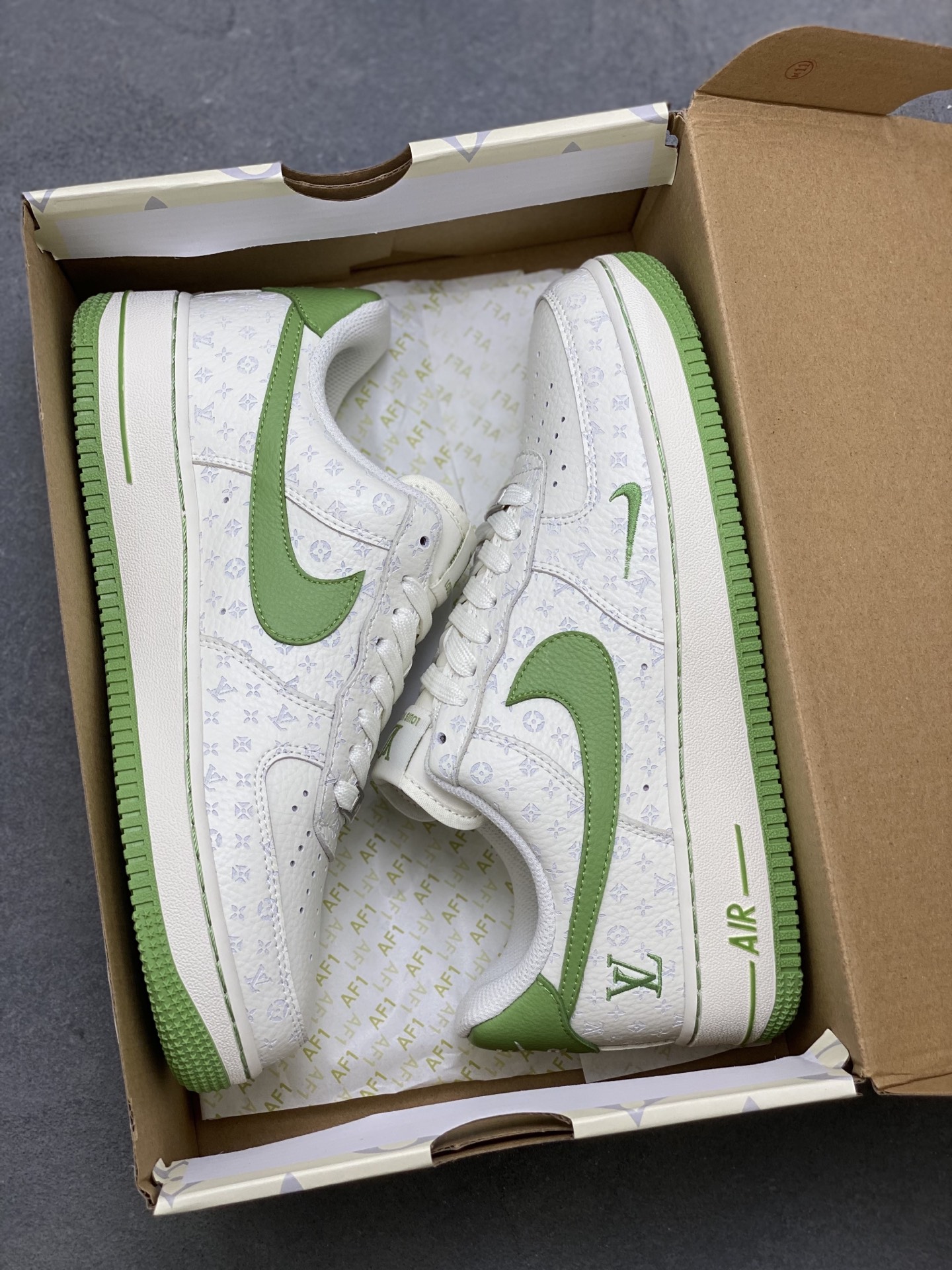 Nike Air Force 1 '07 Low Louis Vuitton Custom Sneakers - Limited Edition 10 i1752768904779 6768 0 8