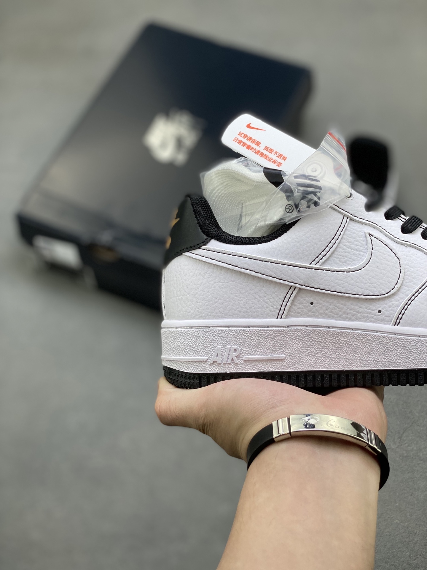 Nike Air Force 1 '07 Low White/Black Stitching Detail - Limited Edition 6 i1753460421107 6357 0 4